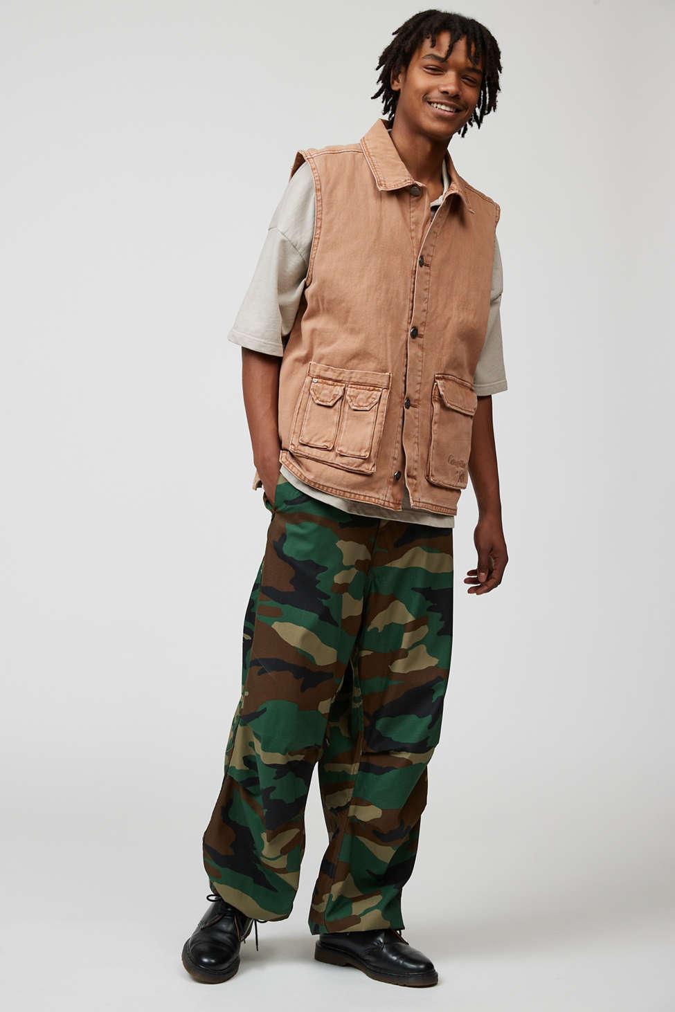 Caterpillar X Colour Plus Co. Denim Vest in Brown for Men | Lyst