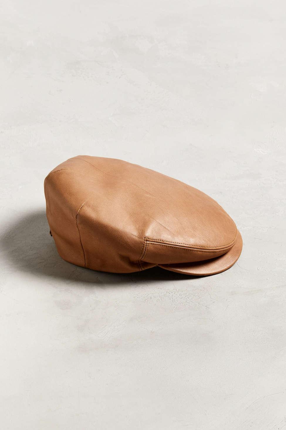 kangol italian leather cap