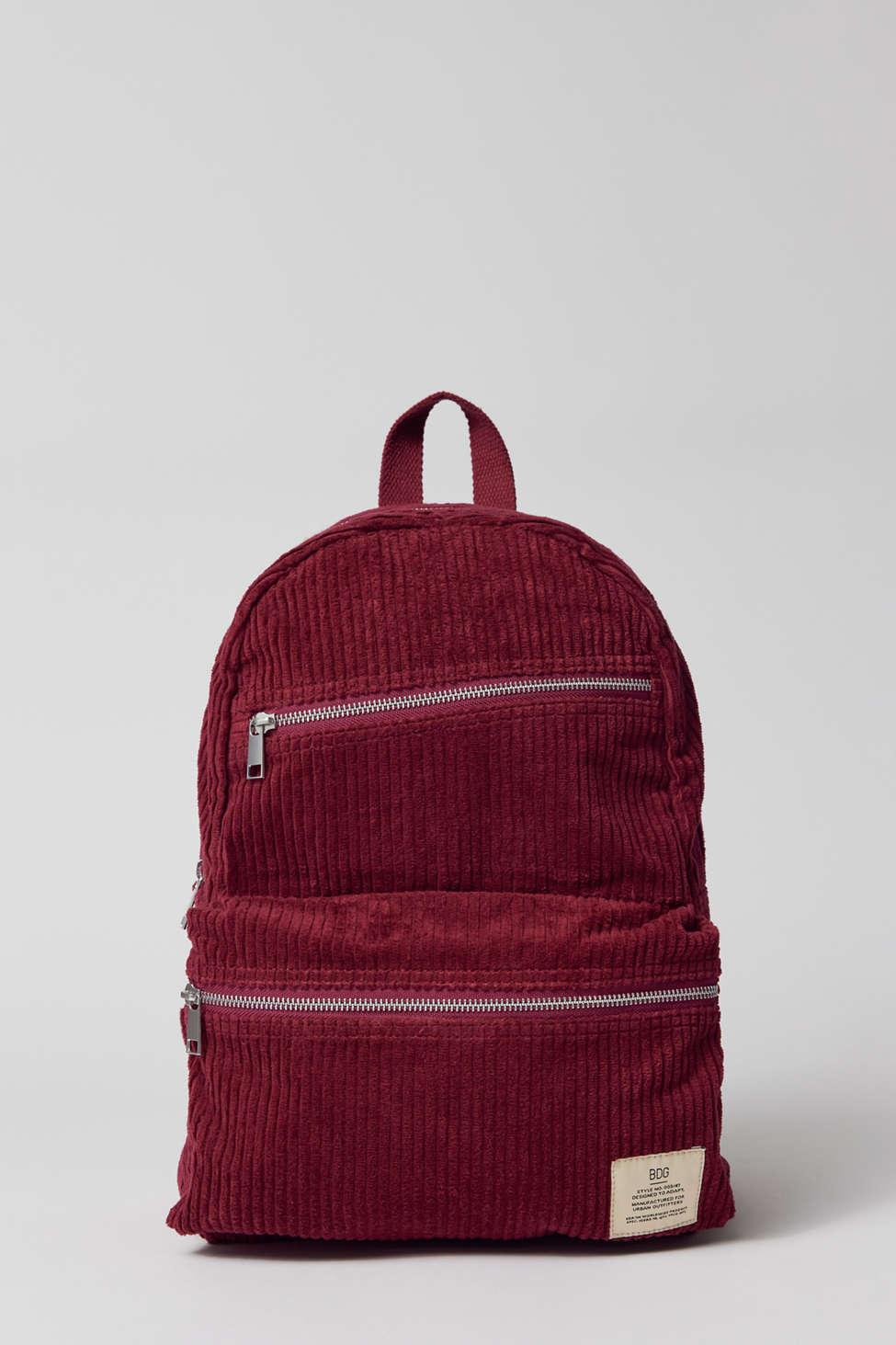 BDG Corduroy Backpack in Red | Lyst