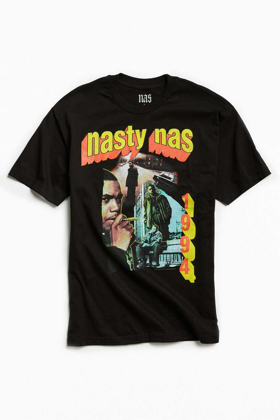 Urban Outfitters Cotton Nasty Nas Tee in Black for Men | Lyst Canada
