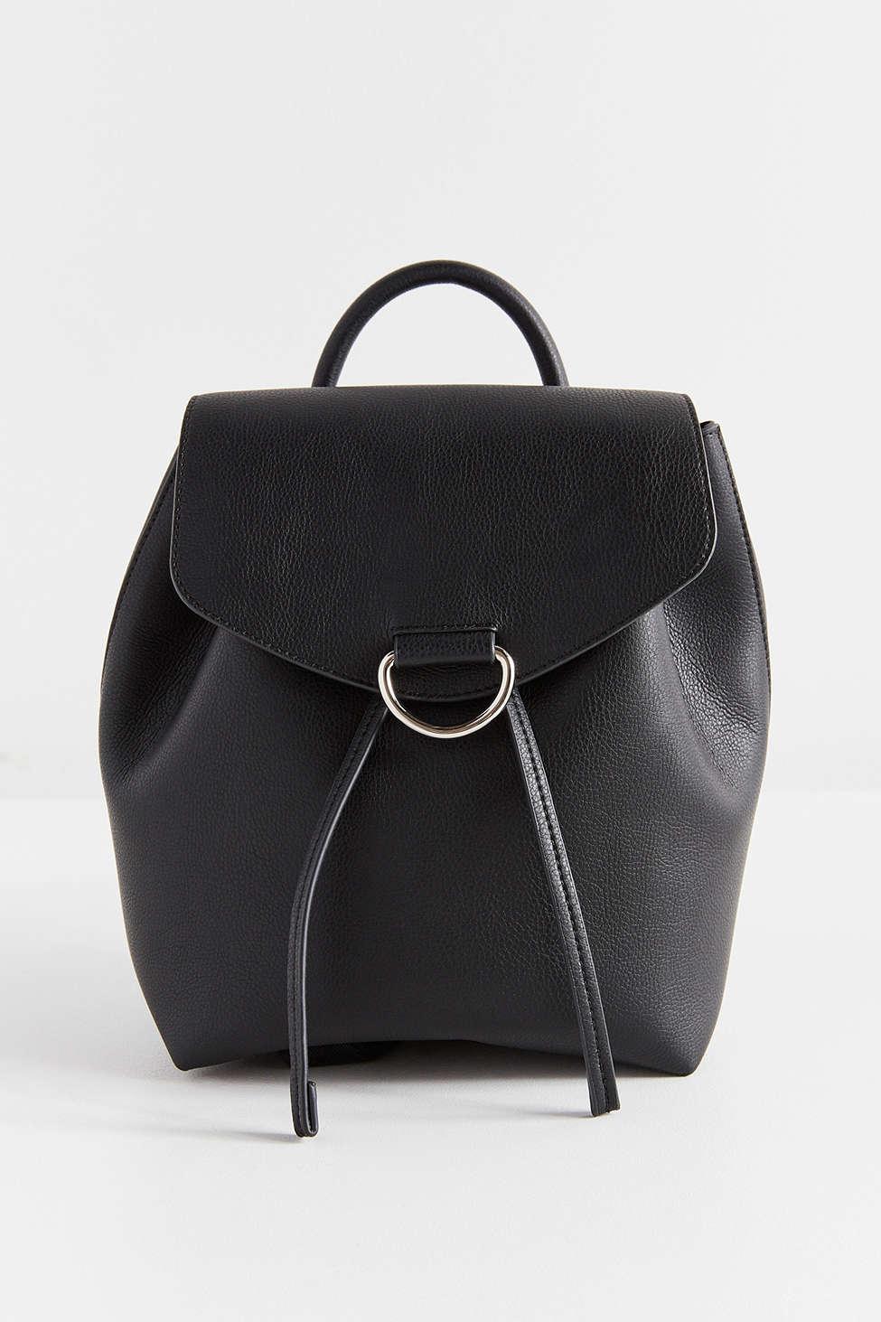 mellie faux leather mini backpack