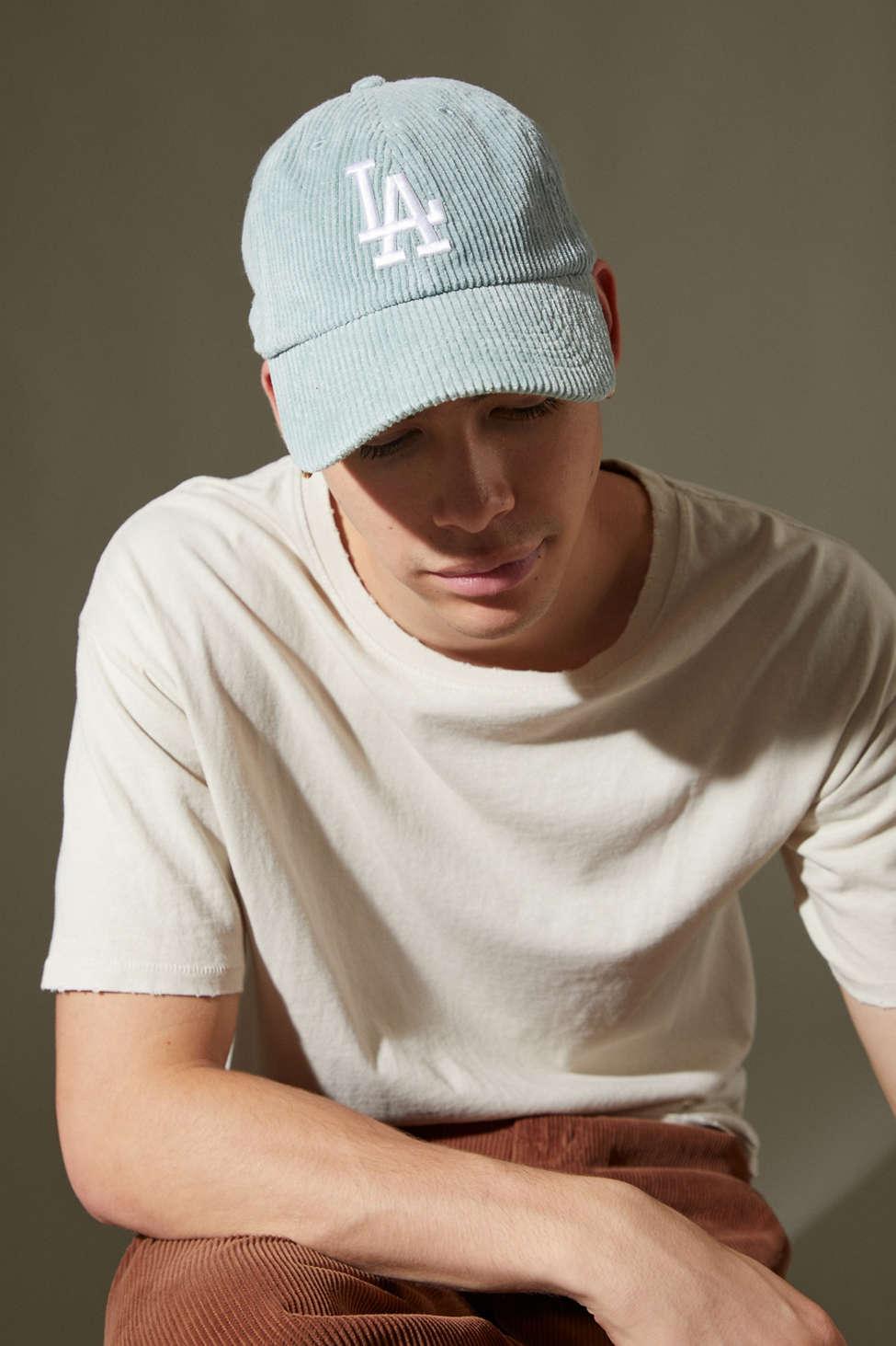 NWT ‘47 LA Dodgers Baseball Hat Corduroy Mint Green mens-47-mint-los-angeles-  main image 2