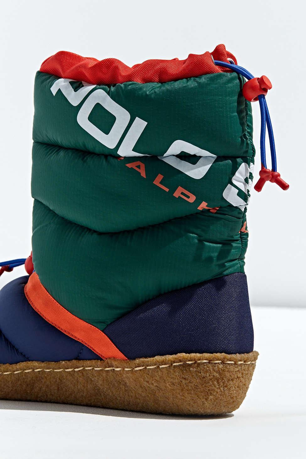 Polo Ralph Lauren Myles Puff Boot in Green for Men | Lyst