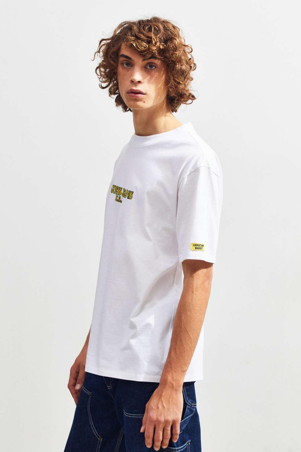 guess x chinatown market x smiley hoodie sweatshirt