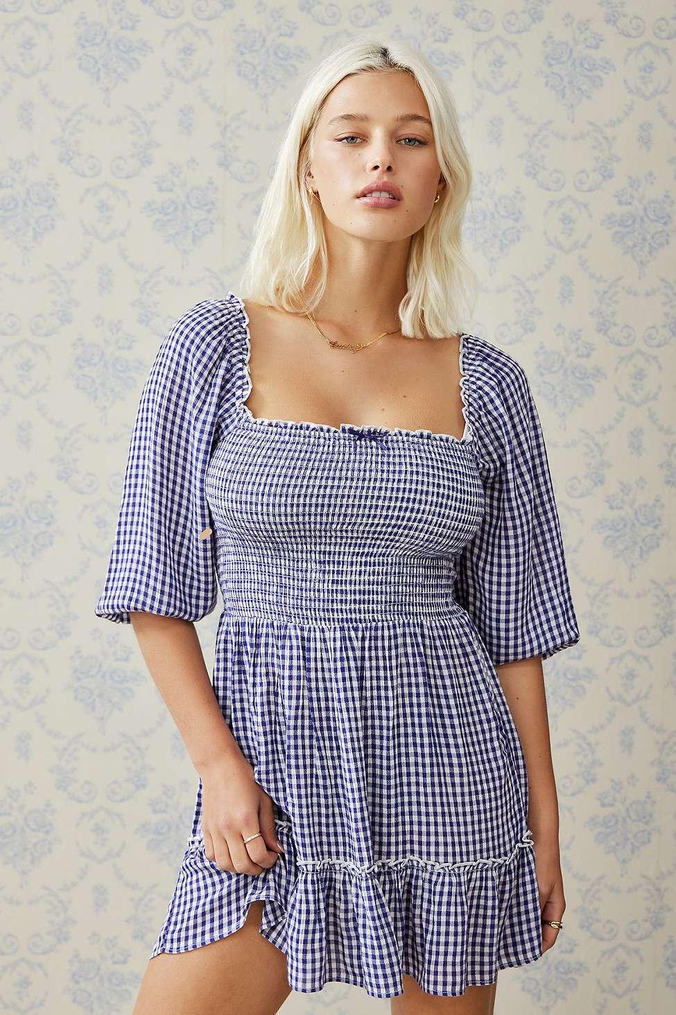 kimchi blue gingham dress Kimchi Blue
