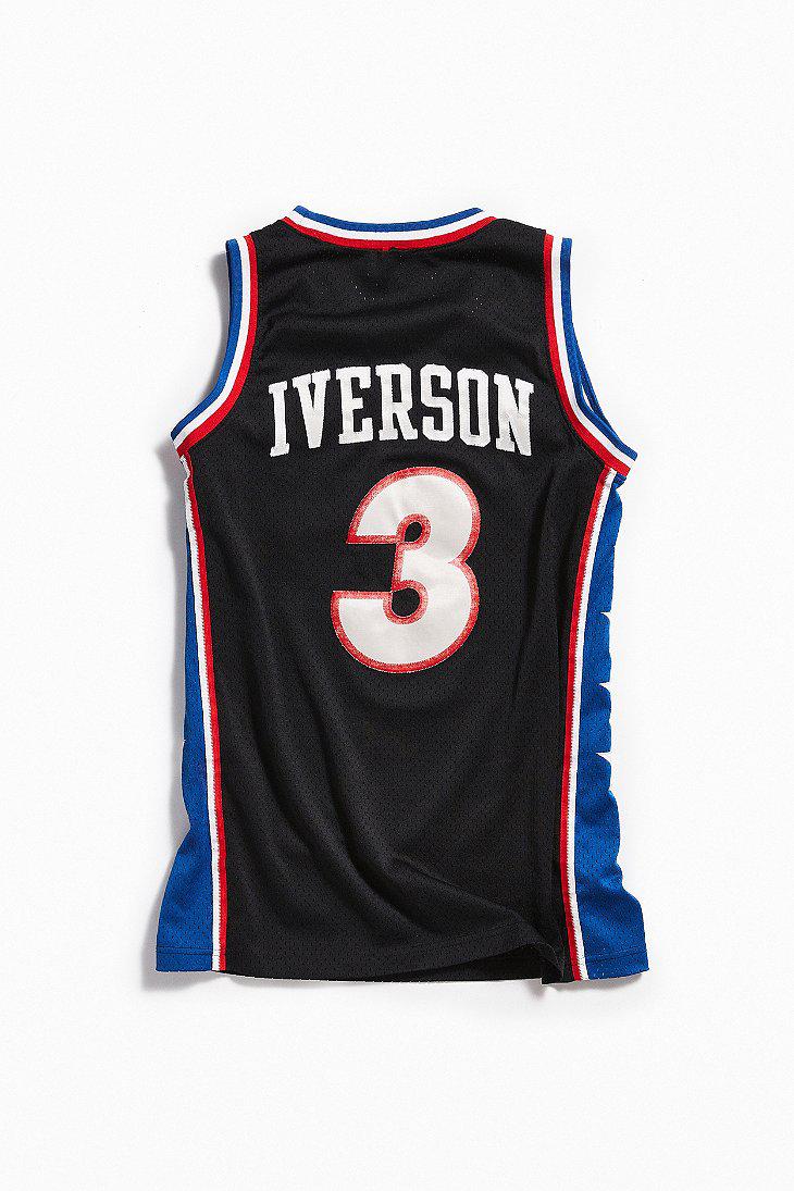 black sixers jersey