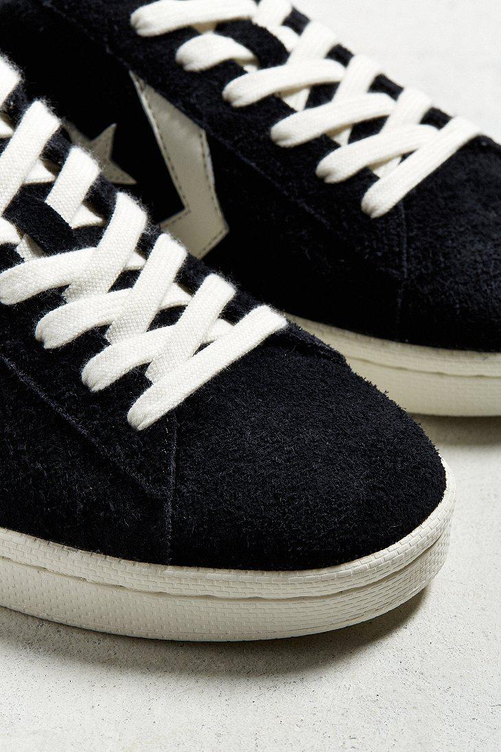 fjols Barnlig dannelse Converse Converse Pro Leather Suede Ox Sneaker in Black for Men | Lyst