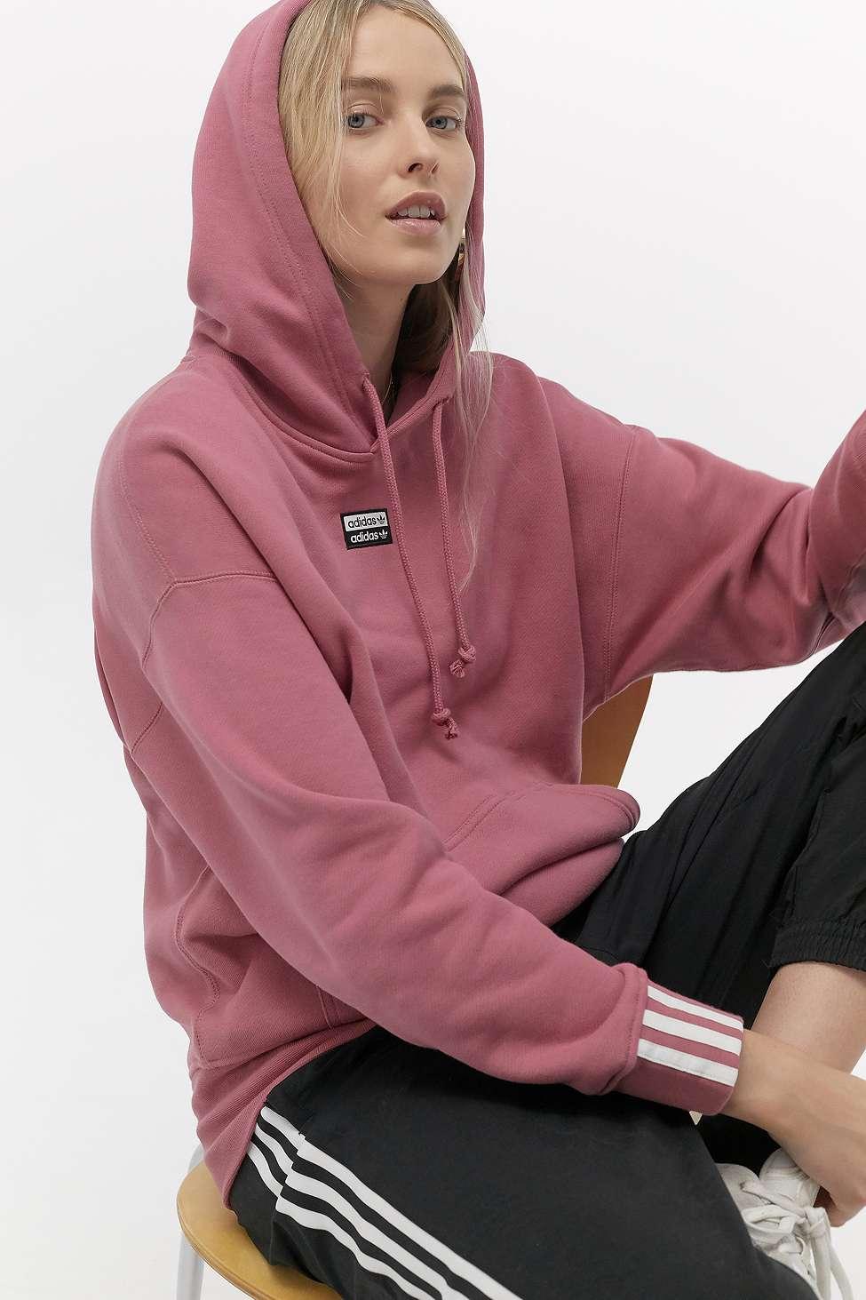 blush adidas hoodie
