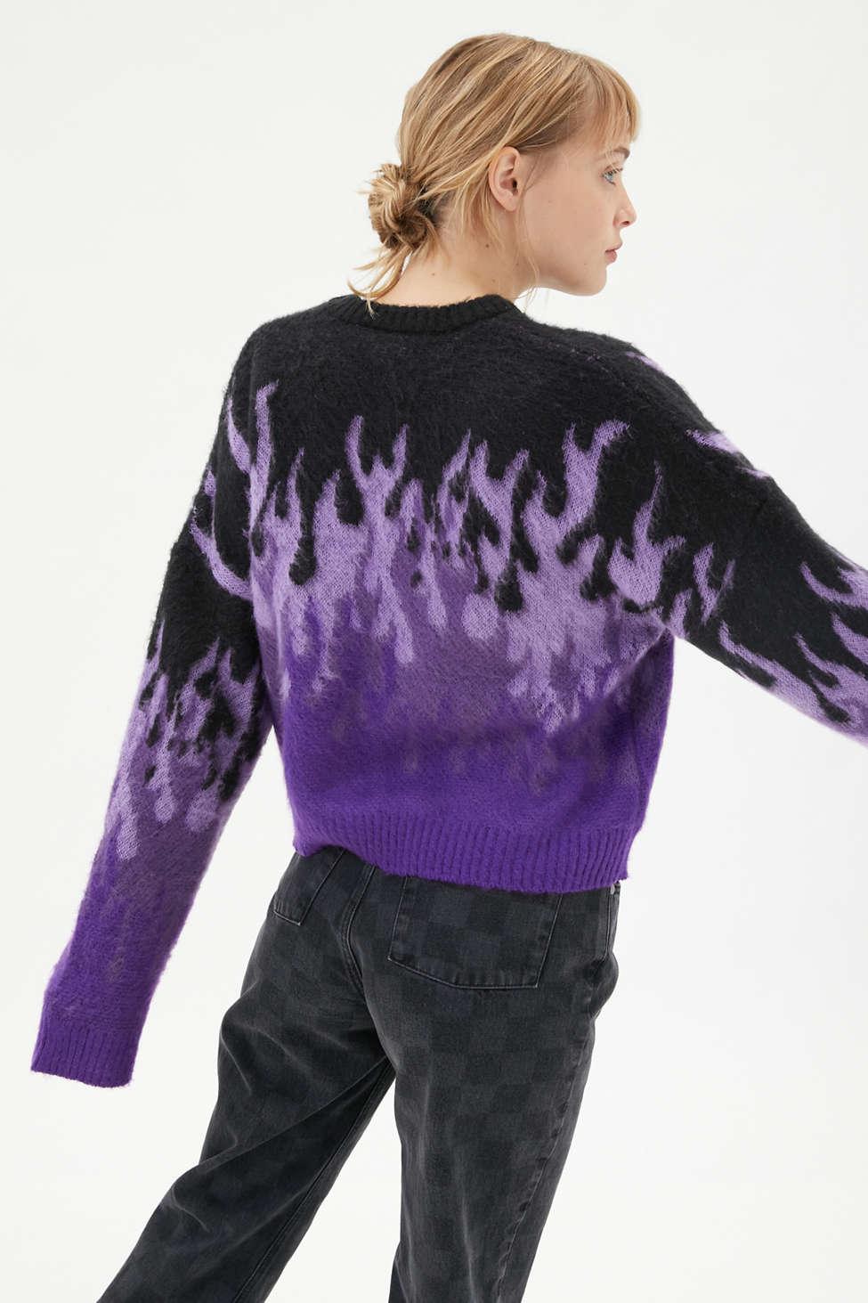 ragged priest flame sweater