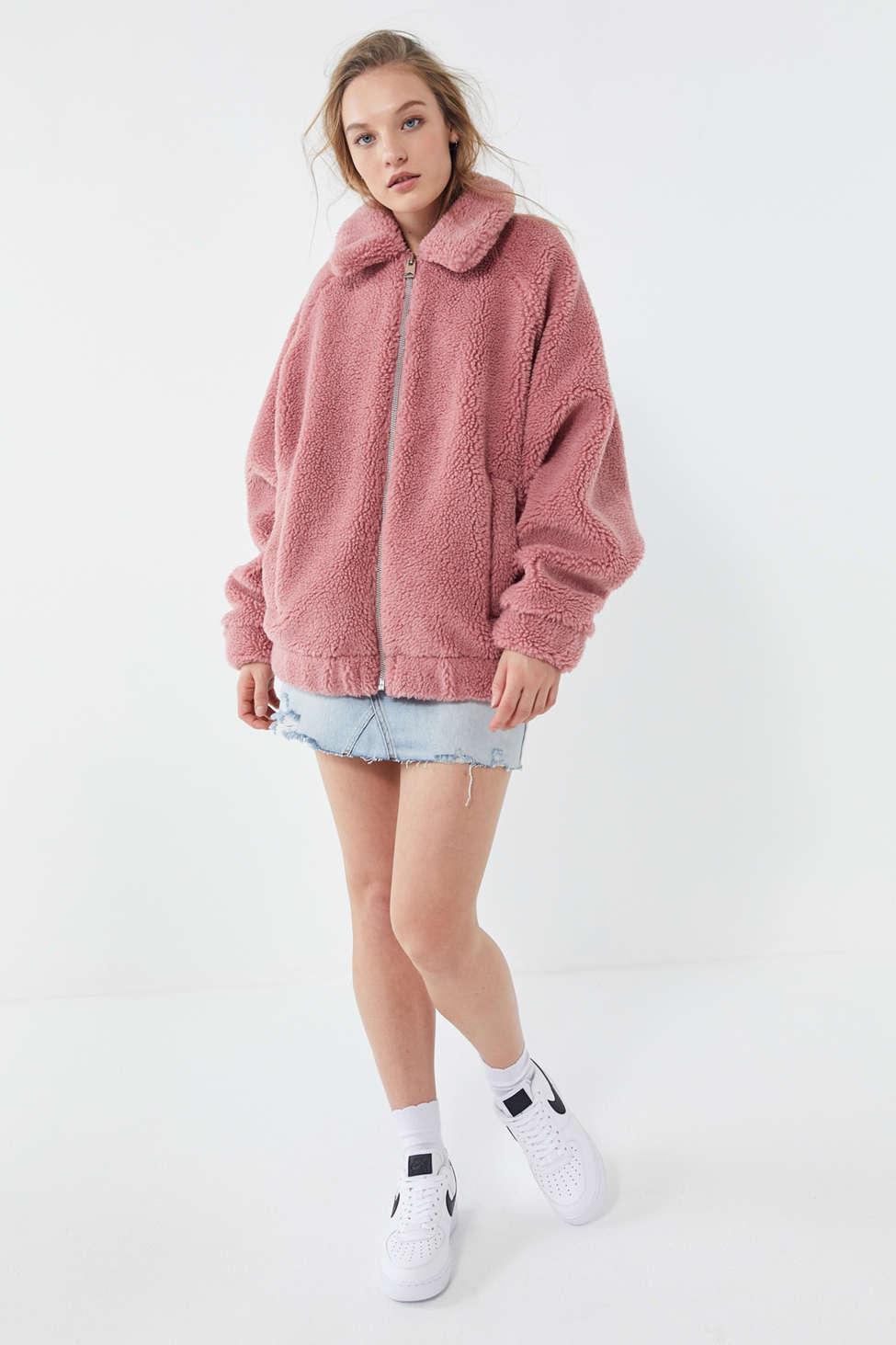 uo dolman teddy jacket