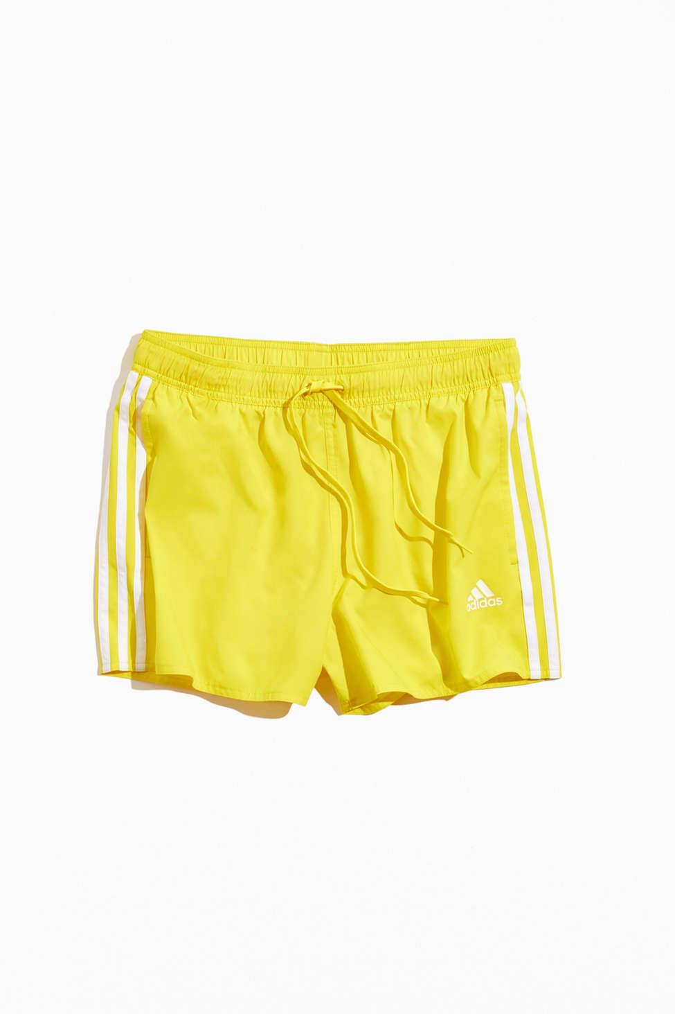 adidas Cxl 3-stripes Short in Yellow for Men - Lyst