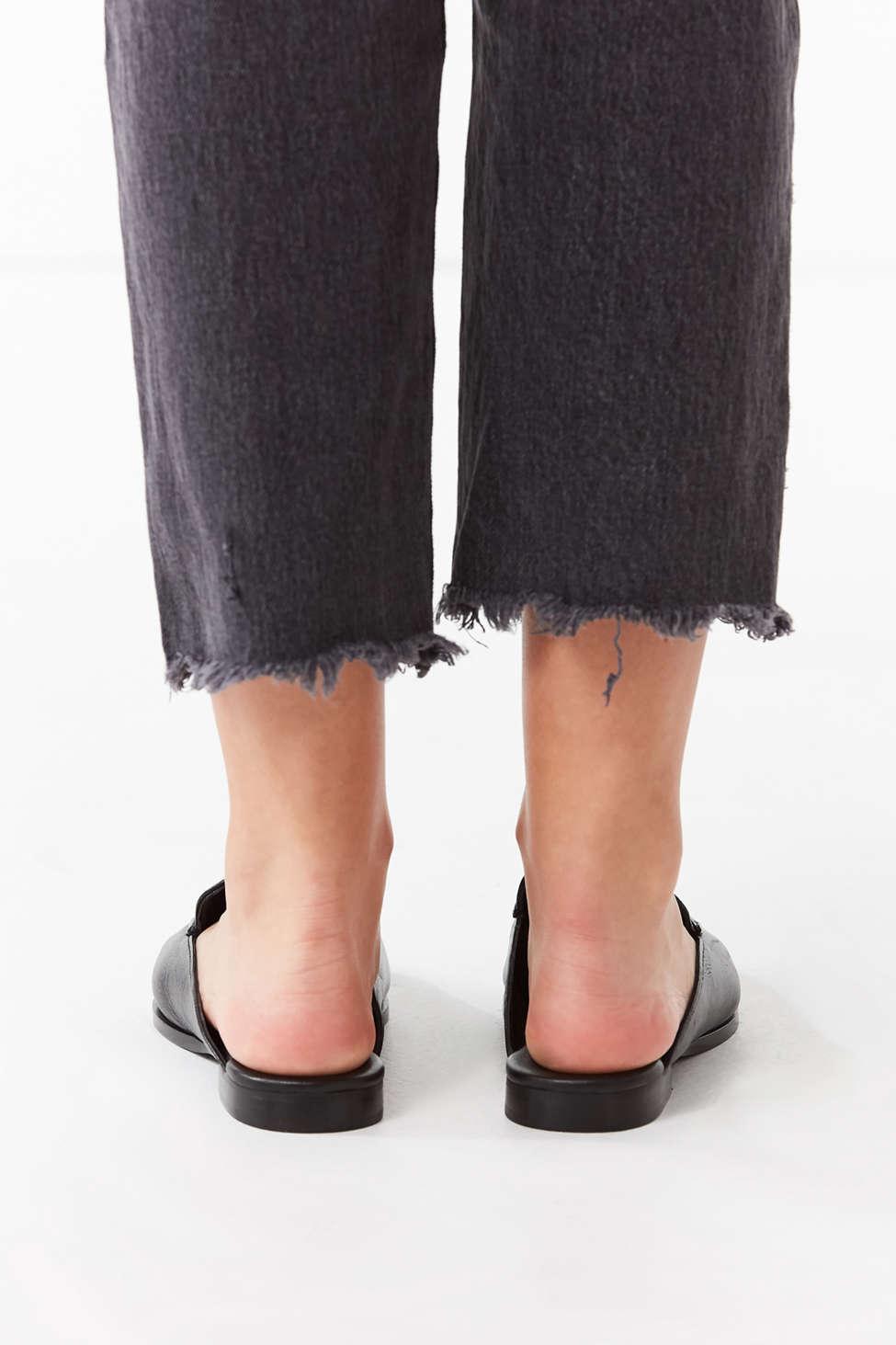 jules leather loafer mule