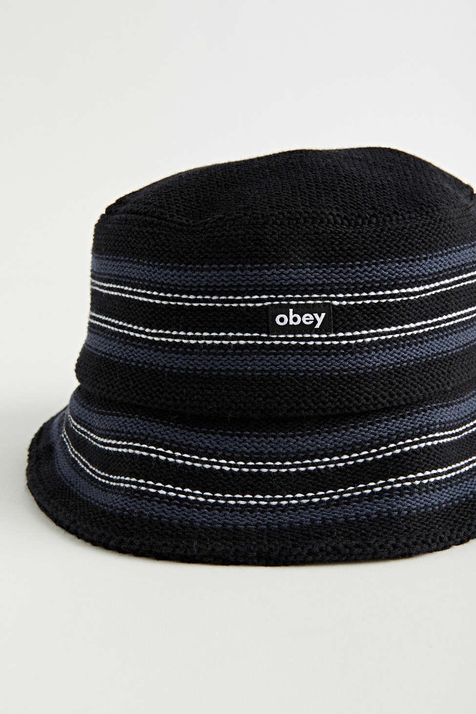 Obey Alcott Sweater Bucket Hat in Black for Men | Lyst