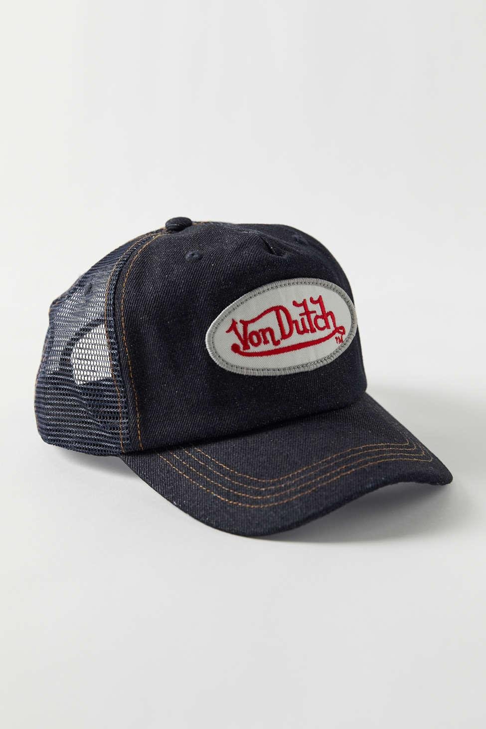 Urban Outfitters Vintage '90s Von Dutch Trucker Hat in Black | Lyst