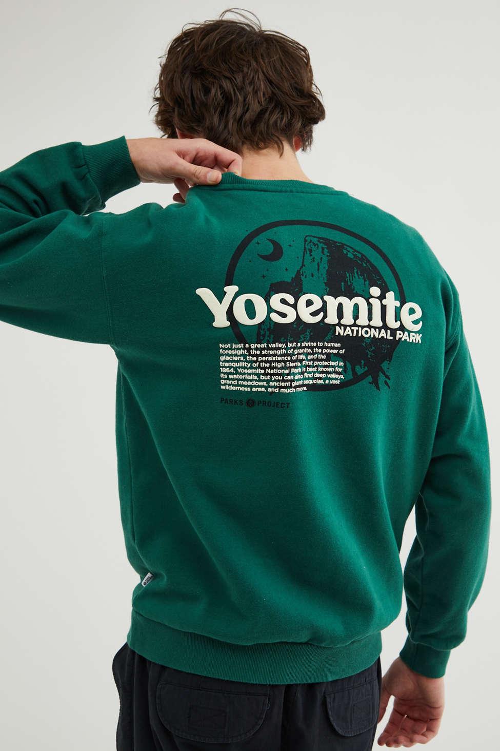 Parks Project Uo Exclusive Yosemite Crew Neck Sweatshirt in Green for Men |  Lyst