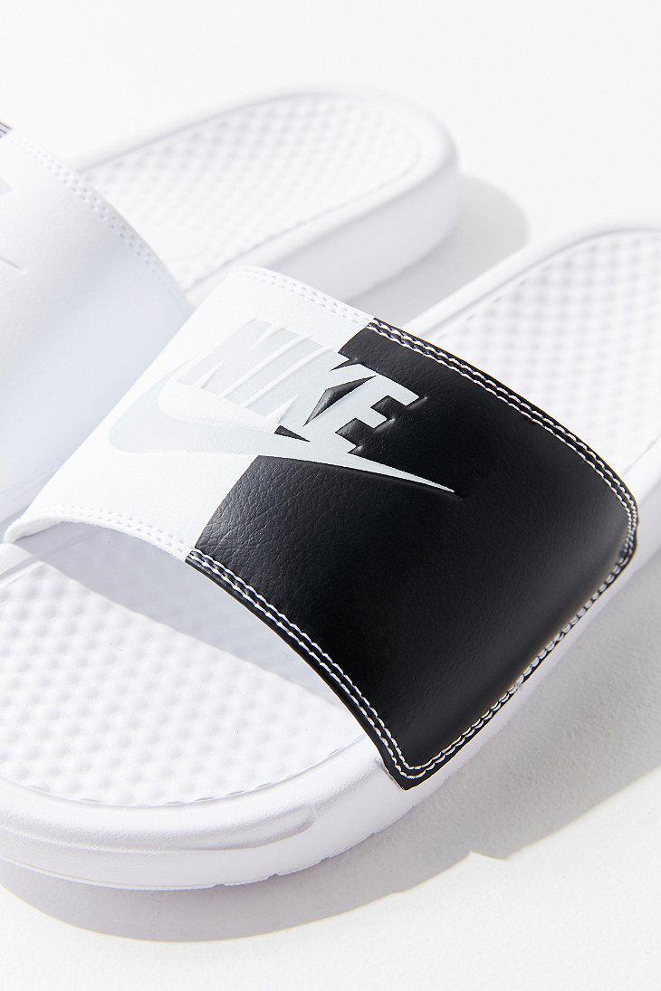 Nike Nike Benassi Jdi Colorblock Slide in White | Lyst