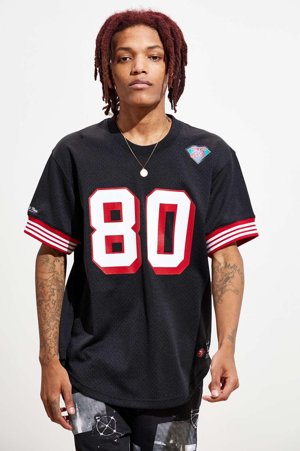 Mitchell & Ness San Francisco 49ers Jerry Rice Jersey Tee for Men 