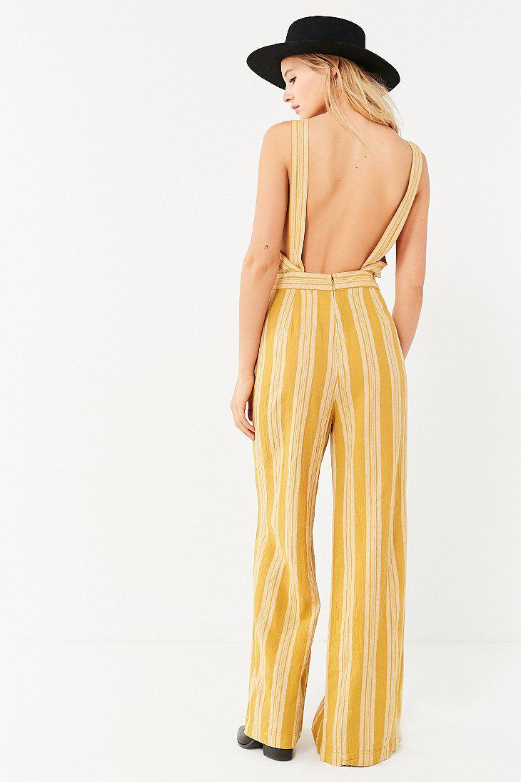 urban outfitters yellow jumpsuit