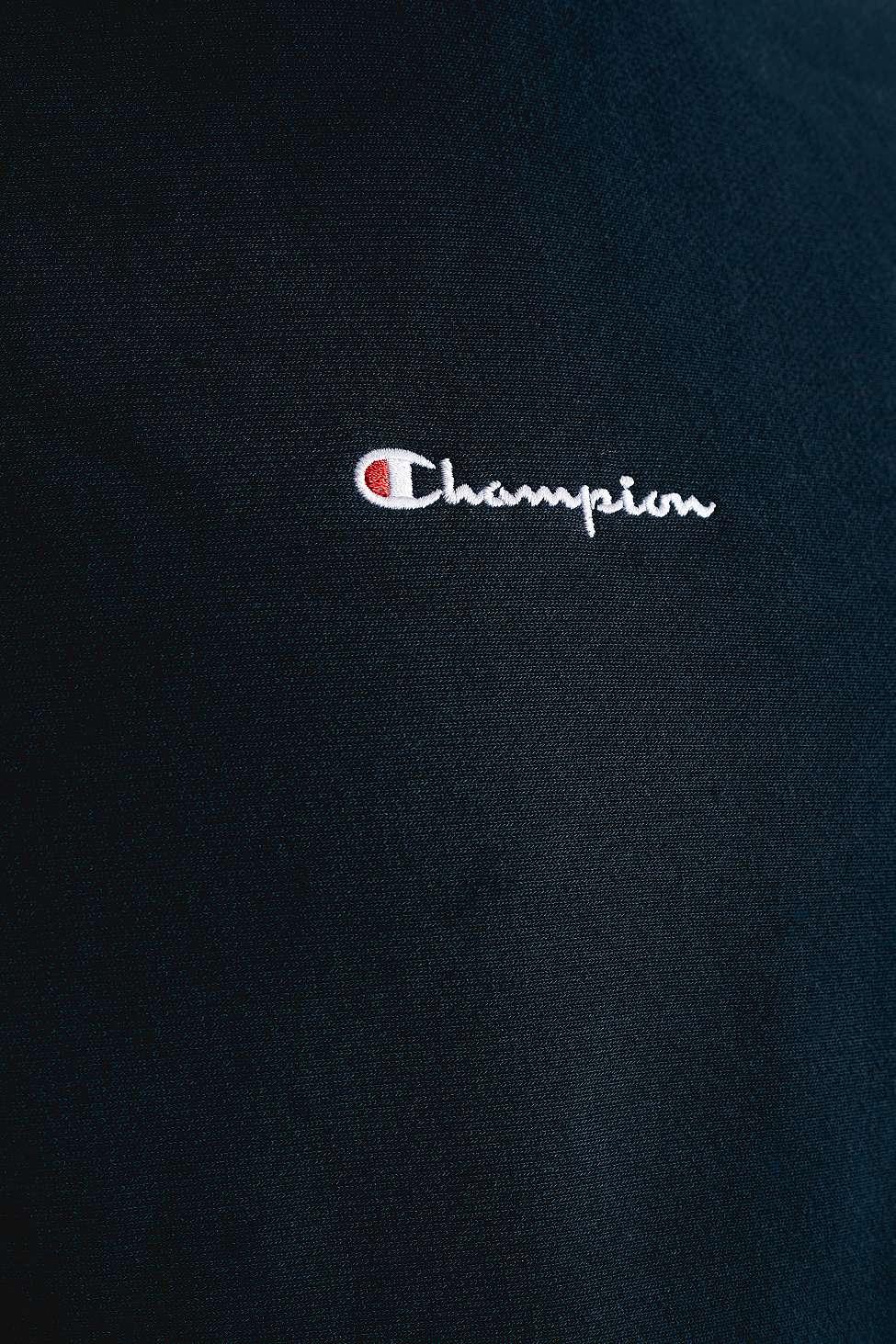 champion uo exclusive small script blueberry hoodie