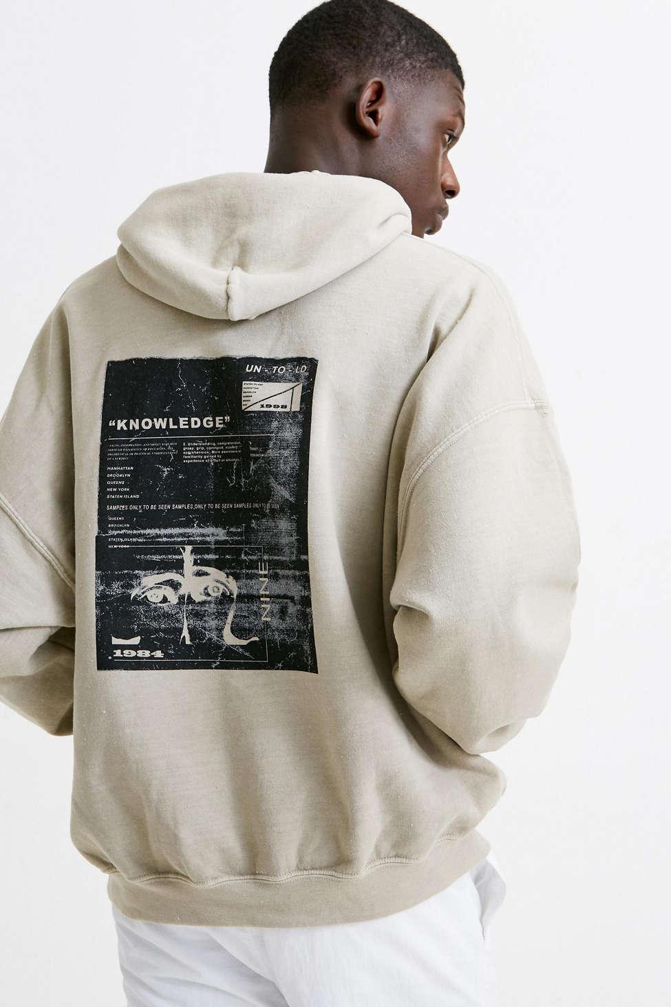 Urban Outfitters Uo Knowledge Stone Hoodie | Lyst