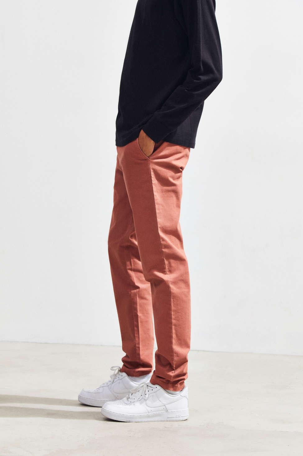 Urban Outfitters Cotton Uo Easton Skinny Essential Stretch Chino Pant