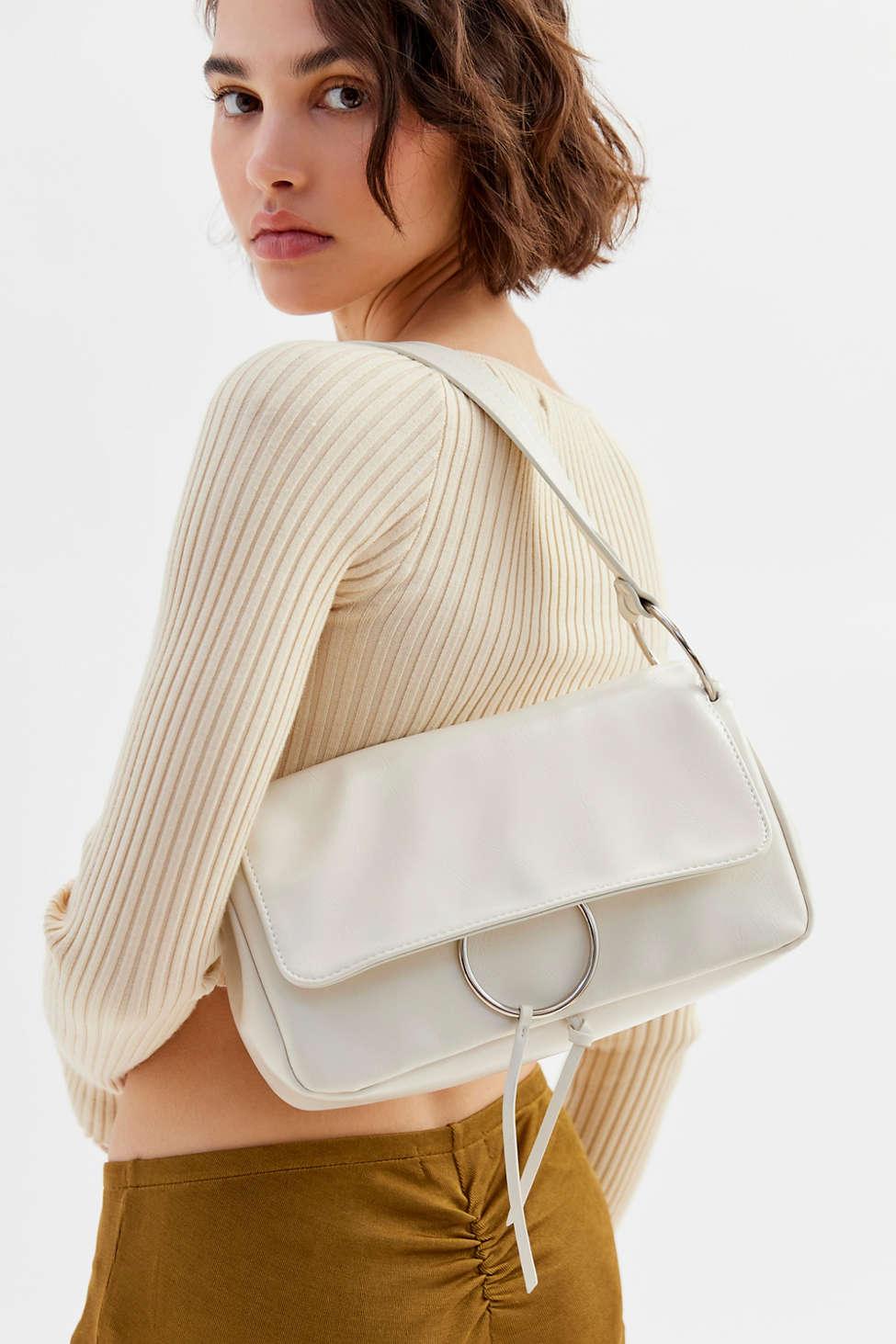 Urban Outfitters Remy Soft Baguette Bag in Natural | Lyst