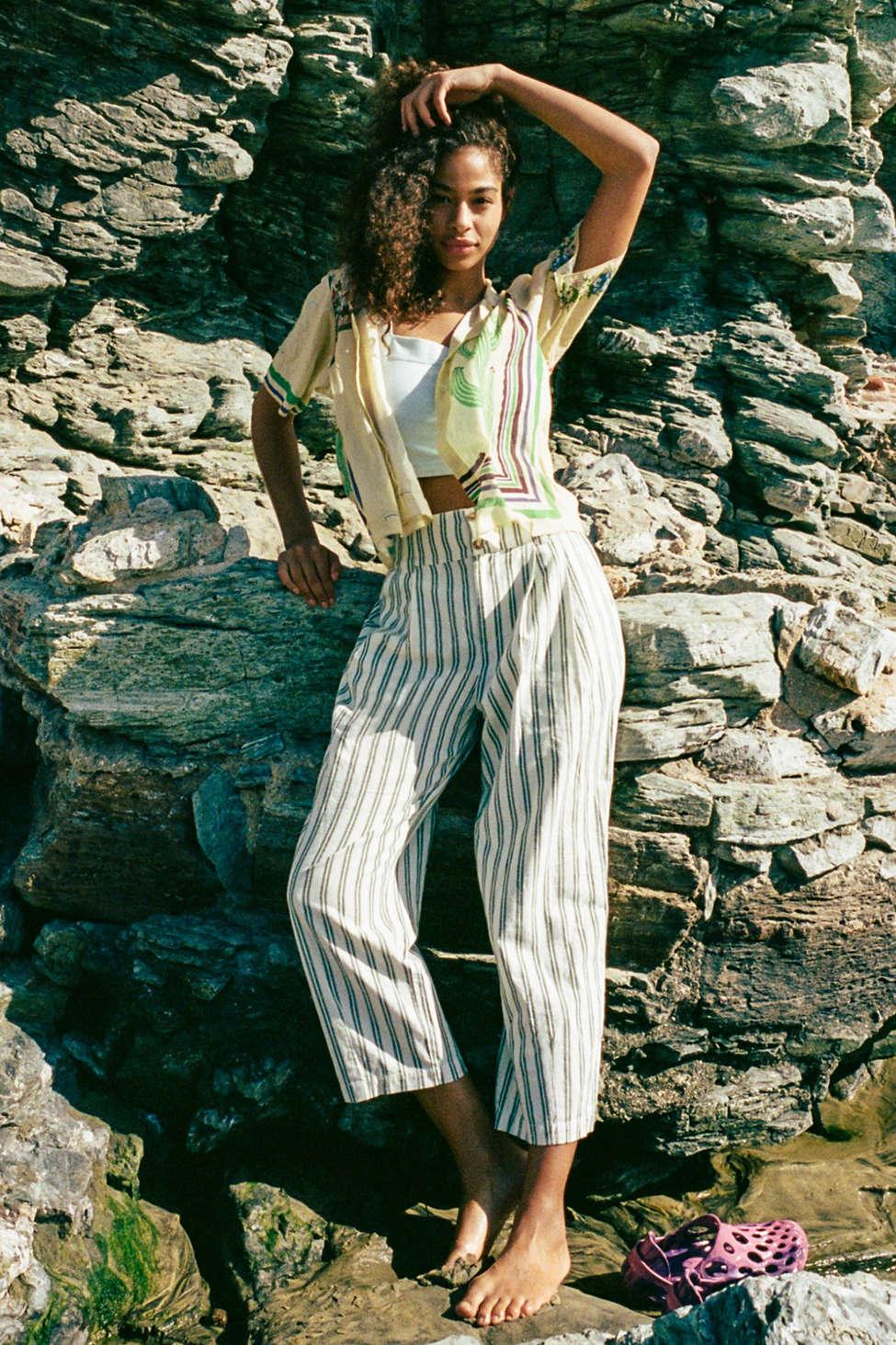 Urban Outfitters Uo Sloane Linen Pant 