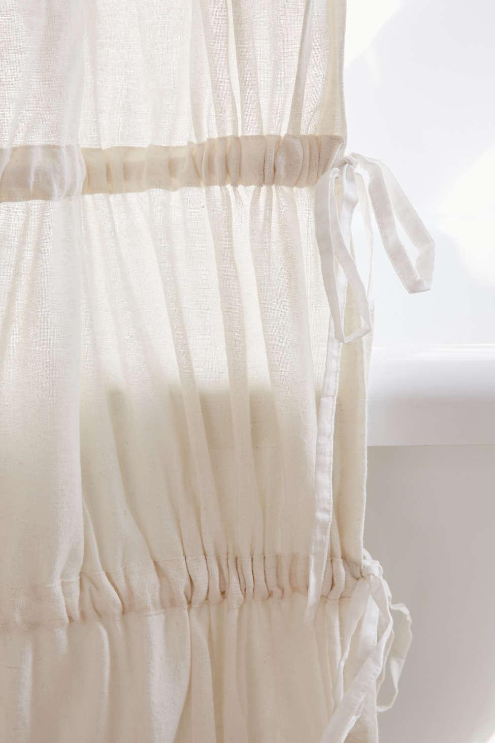 Urban Outfitters Cotton Rayna Tiered Ruffle Tie Side Shower