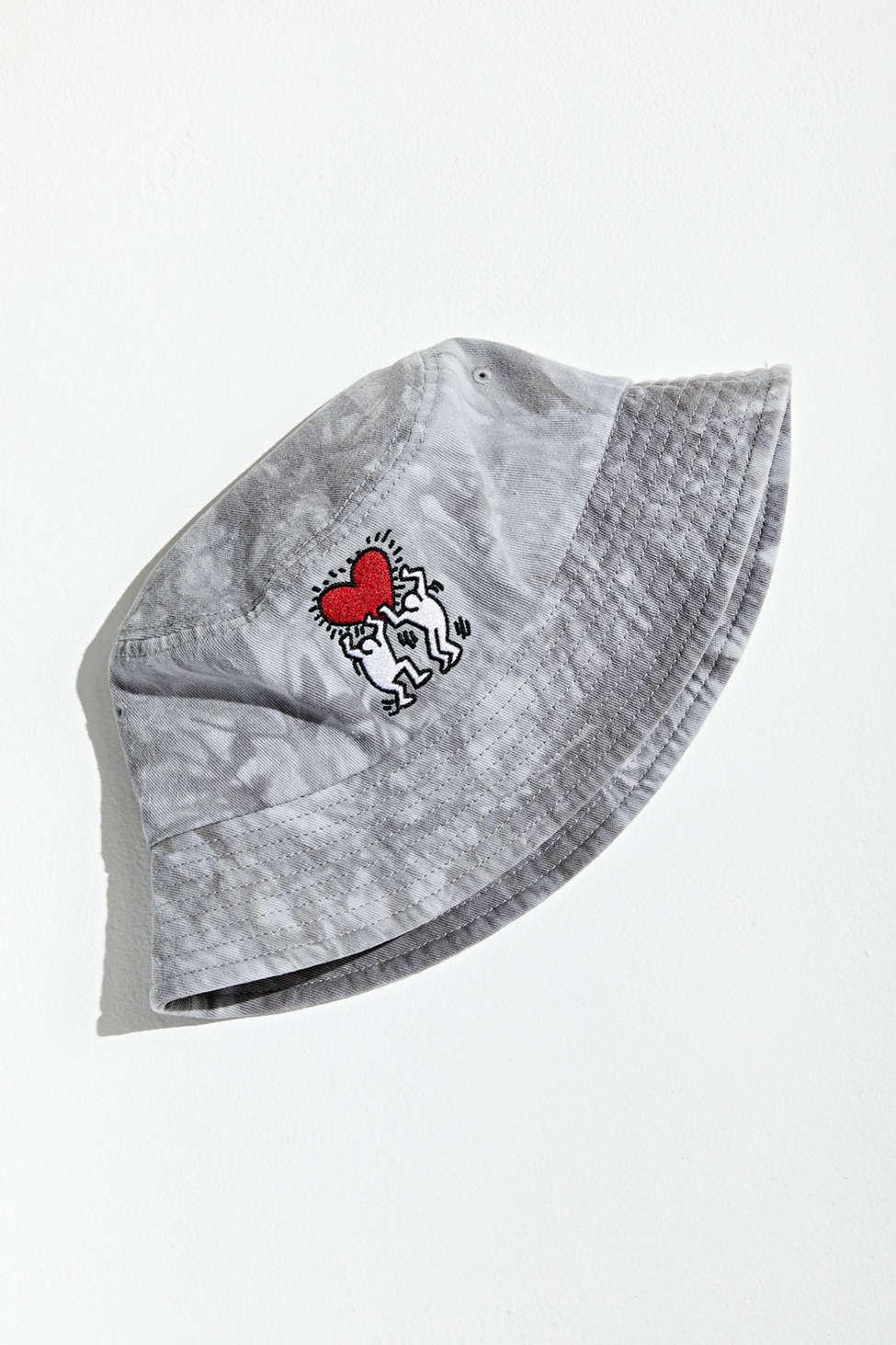 Keith Haring Tie-dye Bucket Hat for Men 