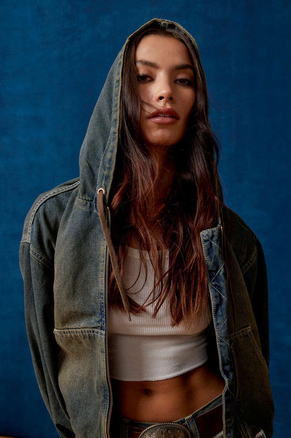 ジャケット DARIA JACKET bdg-Indigo-Daria-Denim-Hooded-