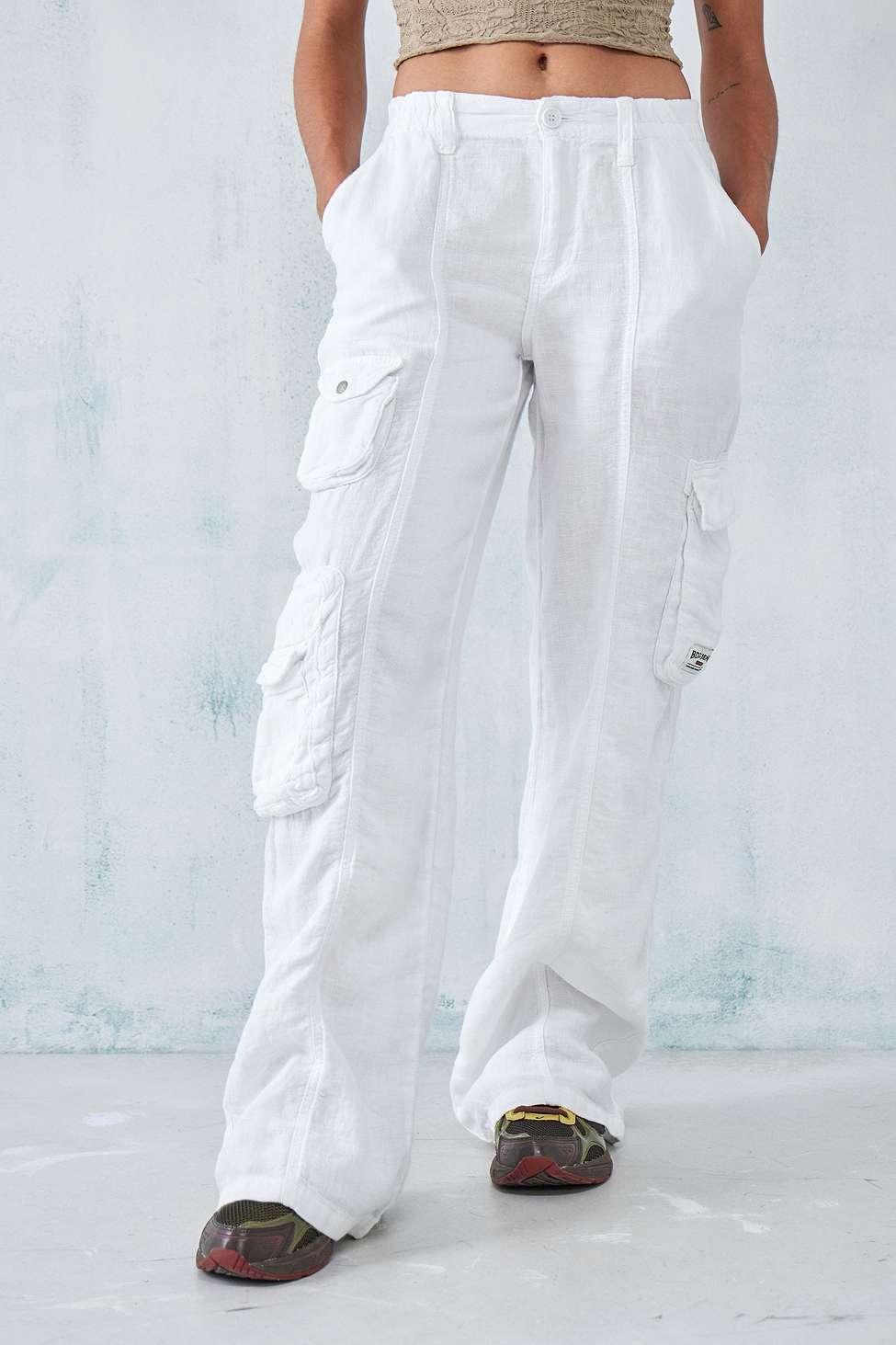 BDG Y2K Cream Multi-Pocket Cargo Pant