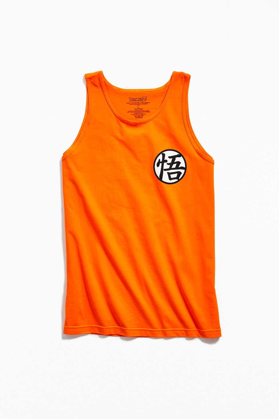 Urban Outfitters Dragon Ball Z Tank Top in Orange for Men | Lyst