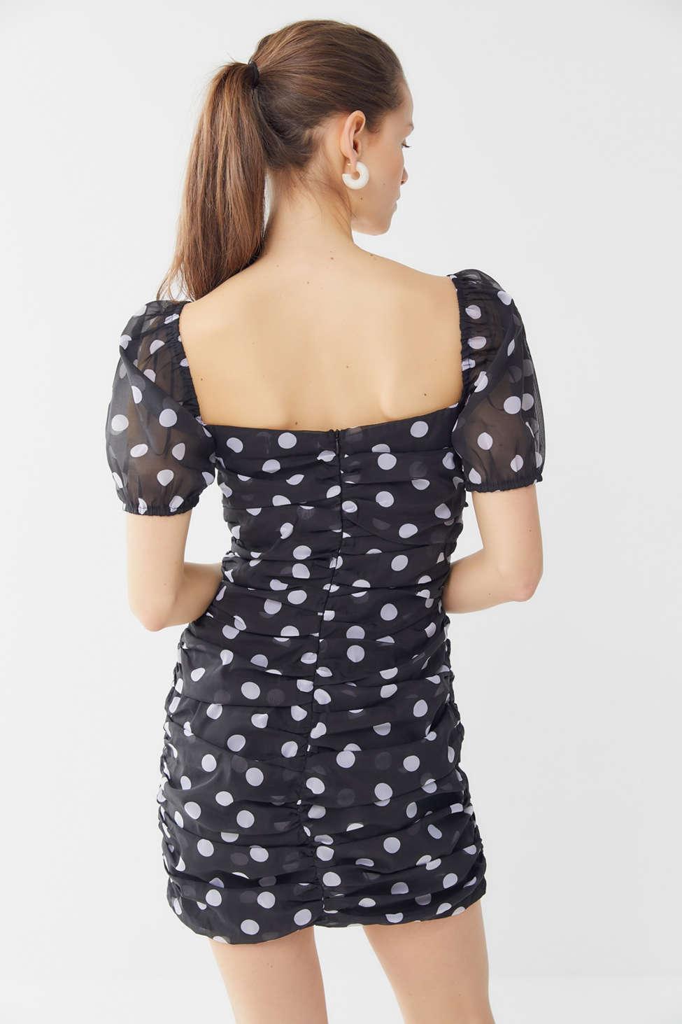 urban outfitters polka dot dress