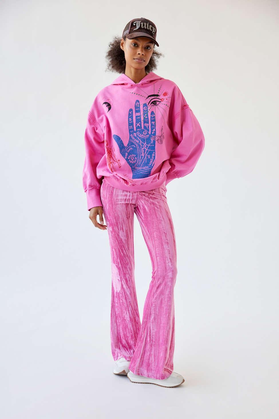 Urban Outfitters Uo Nate Palmistry Oversized Hoodie Sweatshirt in Pink |  Lyst