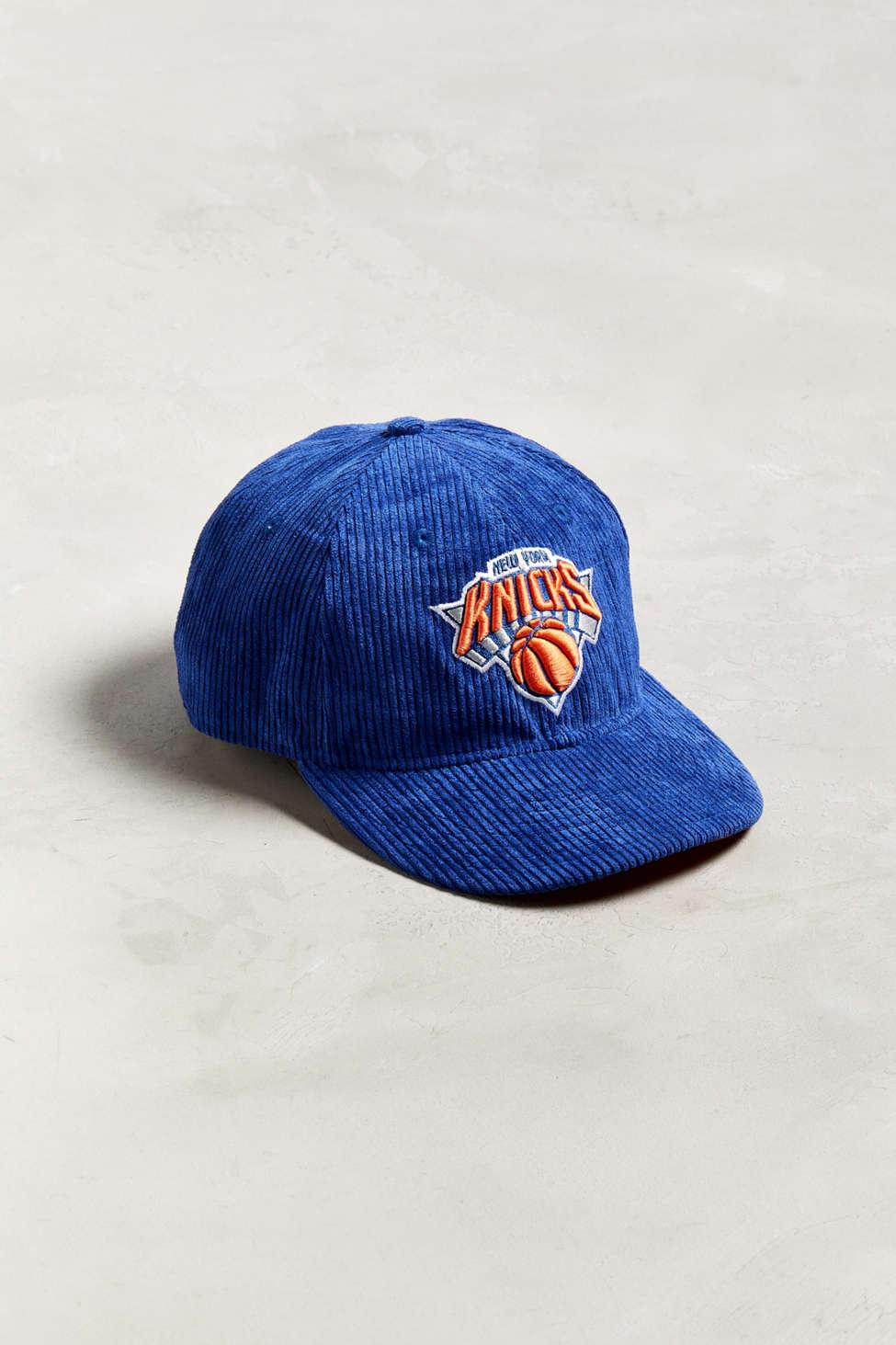KTZ New York Knicks Retro Corduroy Snapback Hat in Blue for Men | Lyst