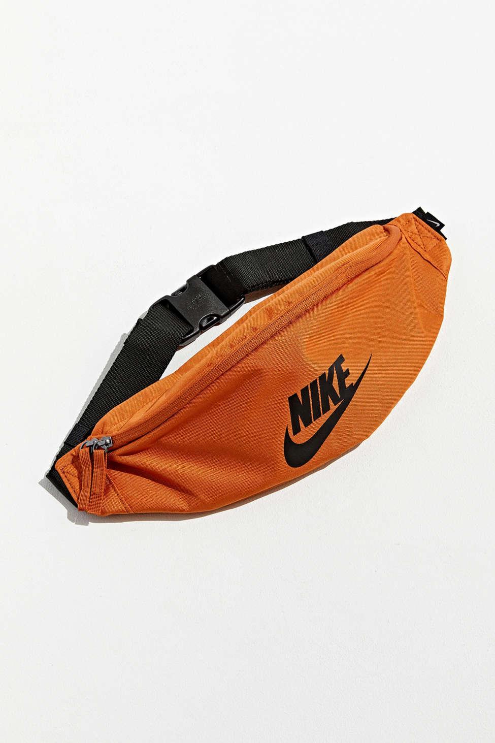 orange nike purse