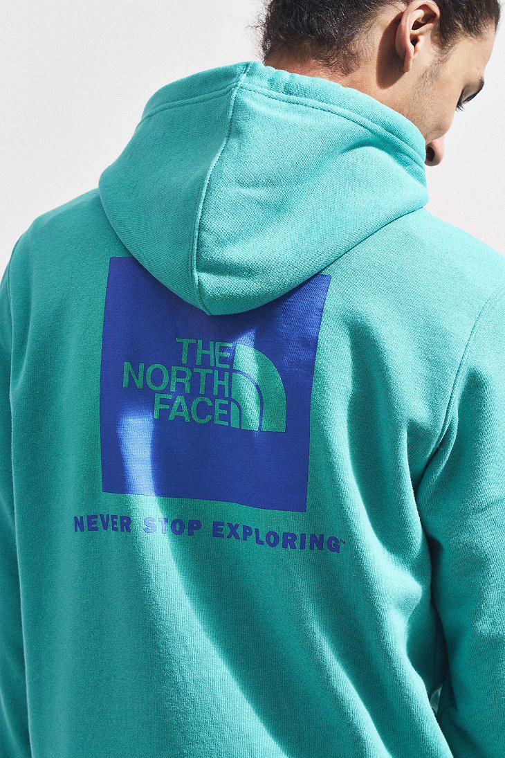 dark green north face hoodie
