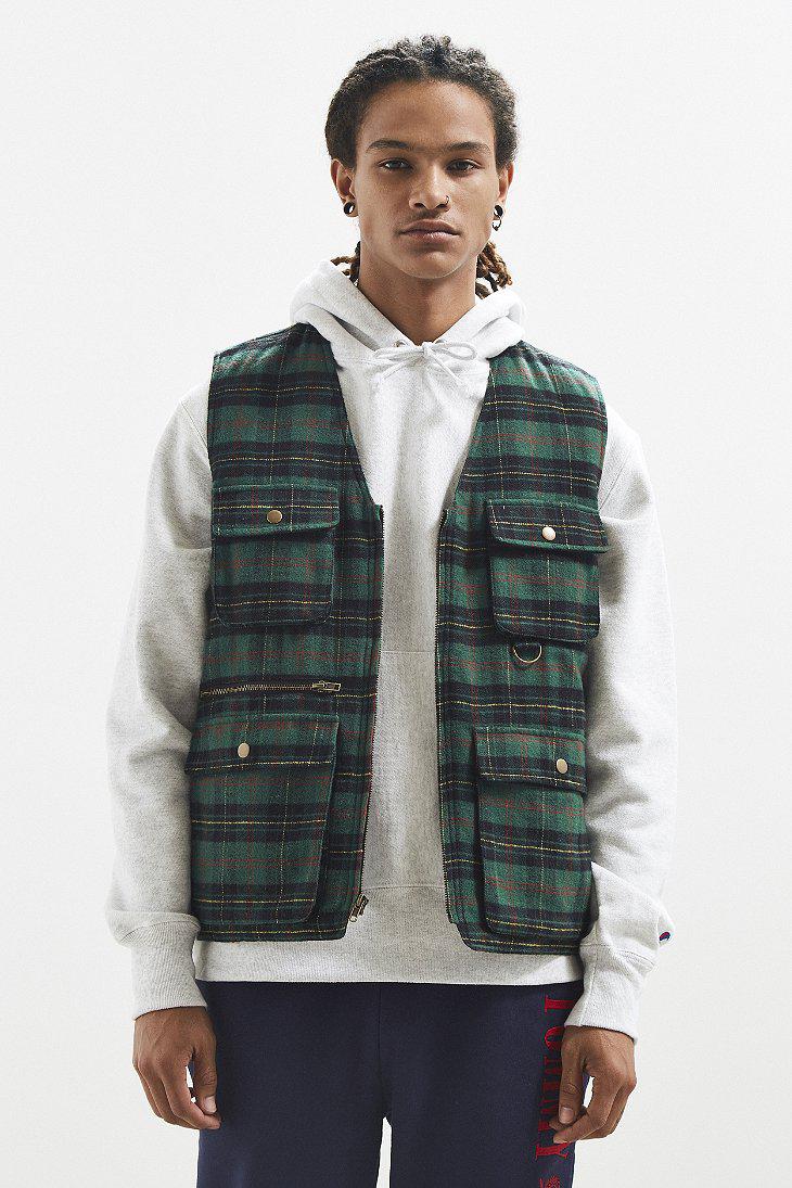 Urban Outfitters Uo Utility Vest in Green for Men | Lyst