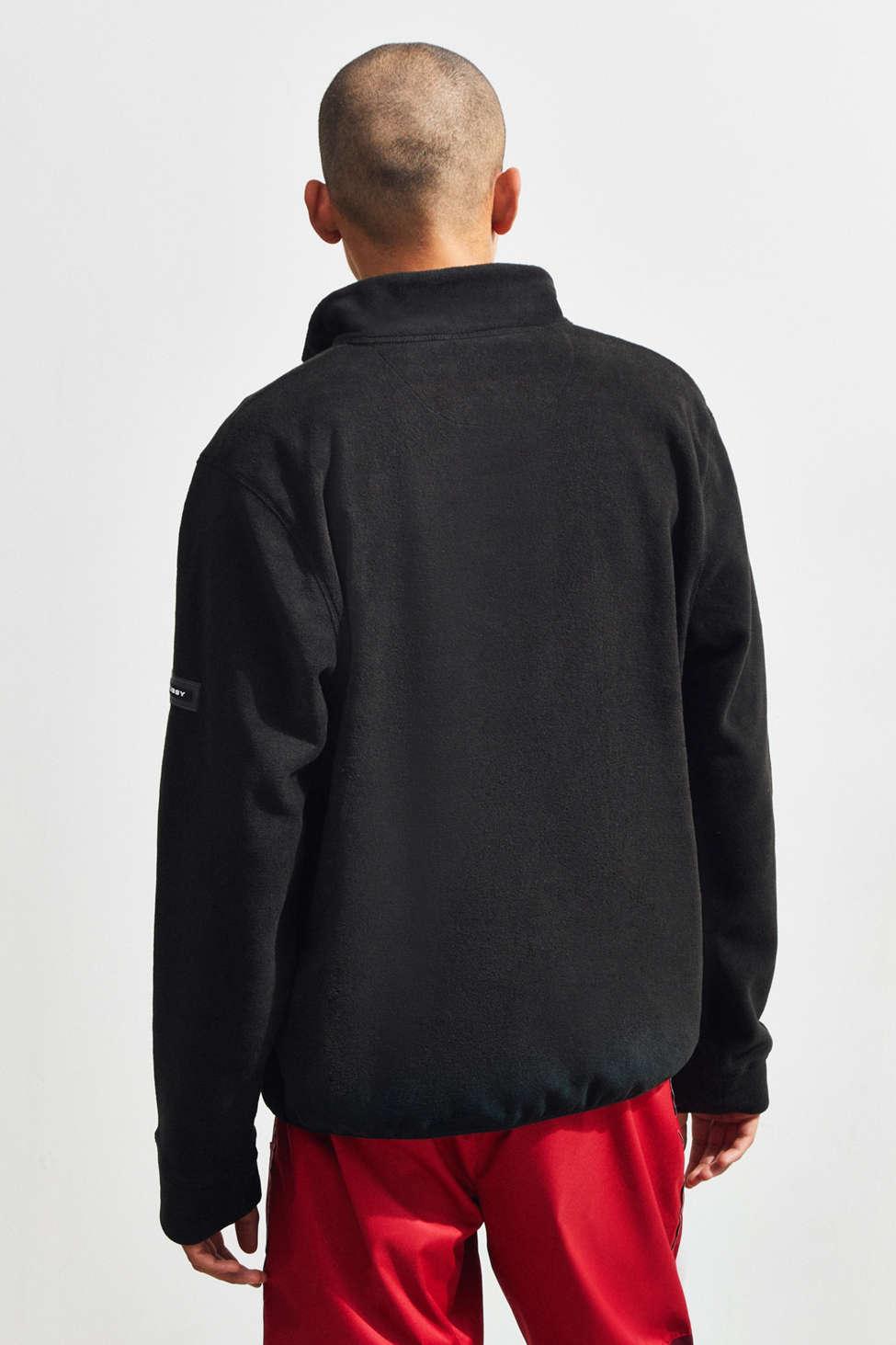 Download Lyst - Stussy Polar Fleece Mock Neck Pullover Sweatshirt ...