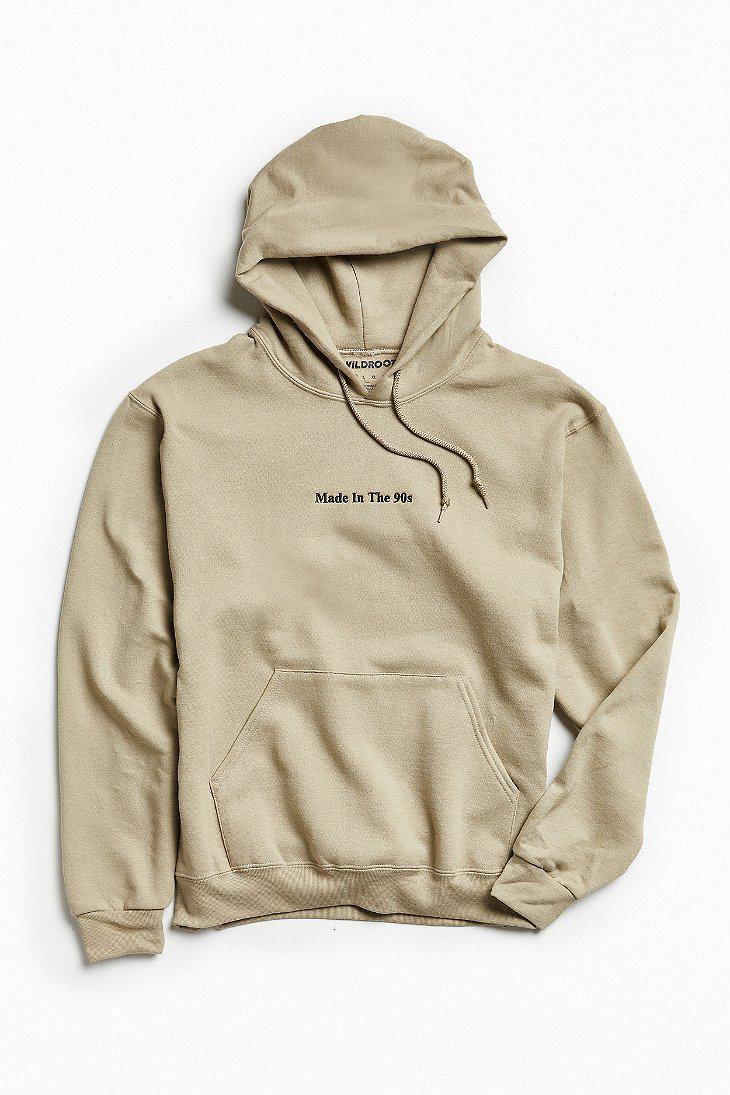 Urban Outfitters Cotton Made In The 90's Hoodie Sweatshirt in Taupe  (Natural) for Men - Lyst