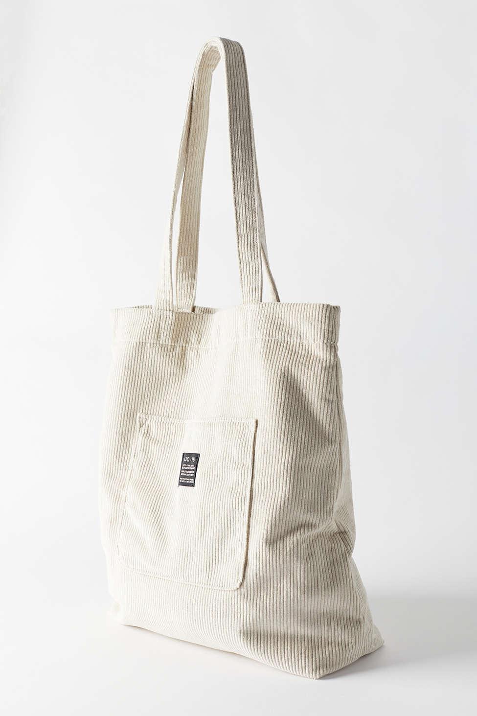 Urban Outfitters Uo Green Corduroy Tote Bag for Men