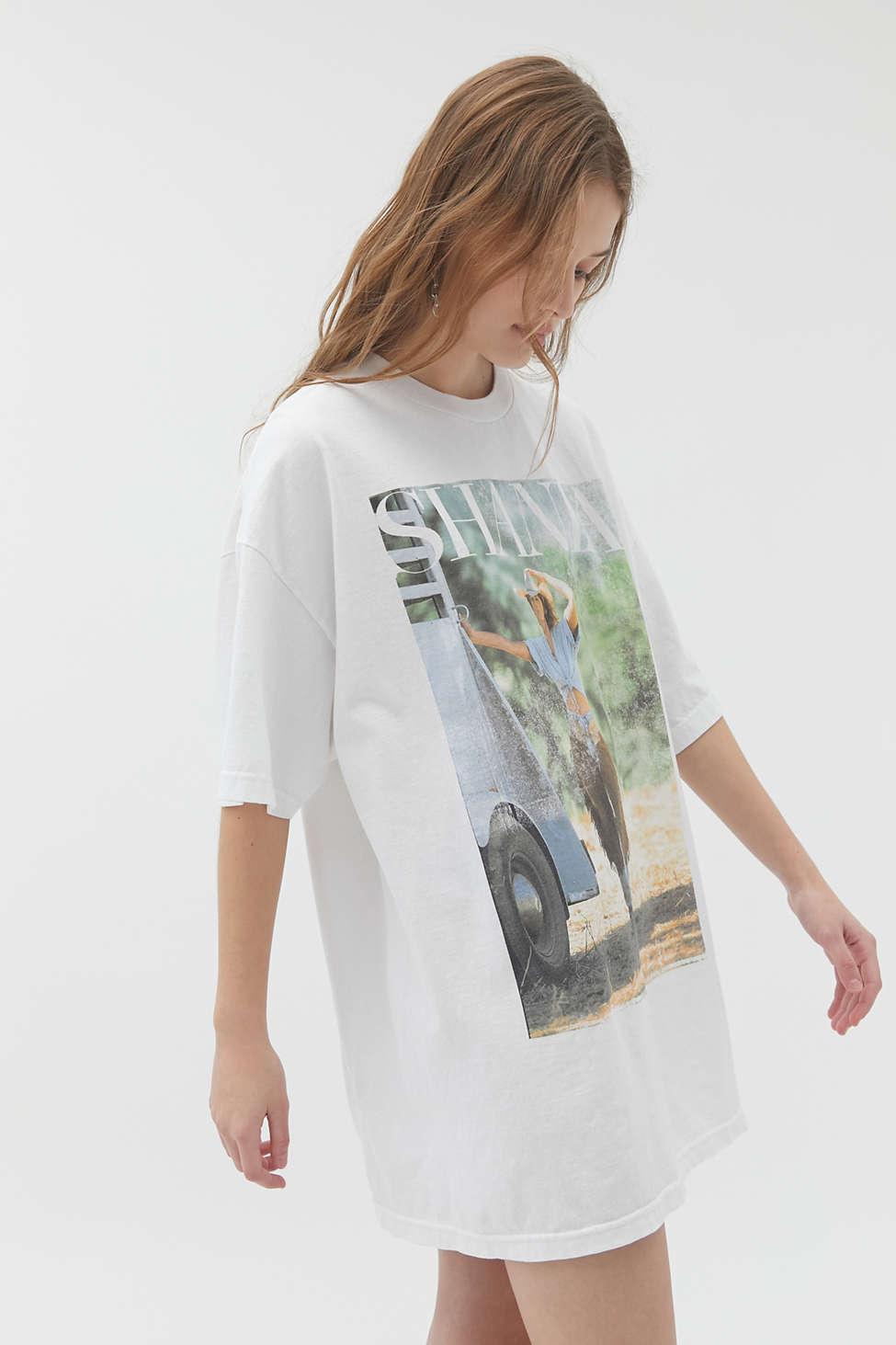 Cotton Shania Twain T-shirt Dress 