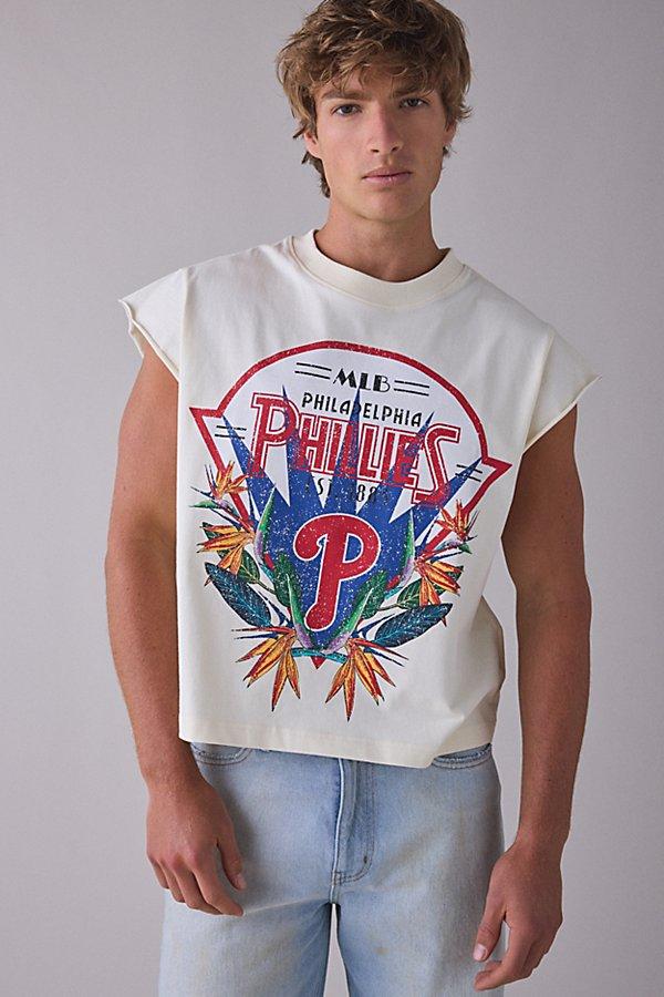 Pro Standard Mlb Philadelphia Phillies Paradise Graphic Muscle Tee