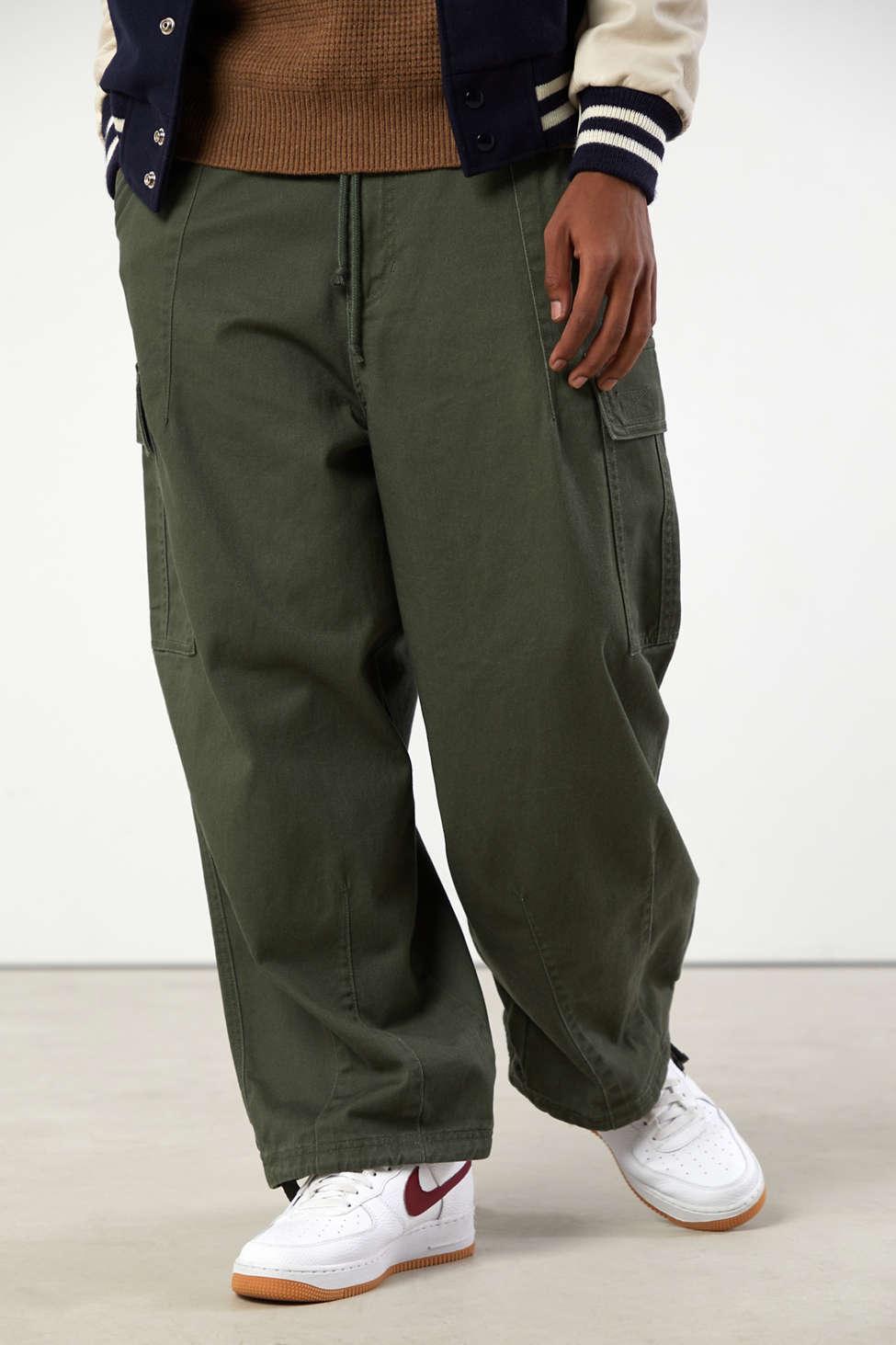 BDG Baggy Twill Cargo Pant in Green for Men | Lyst