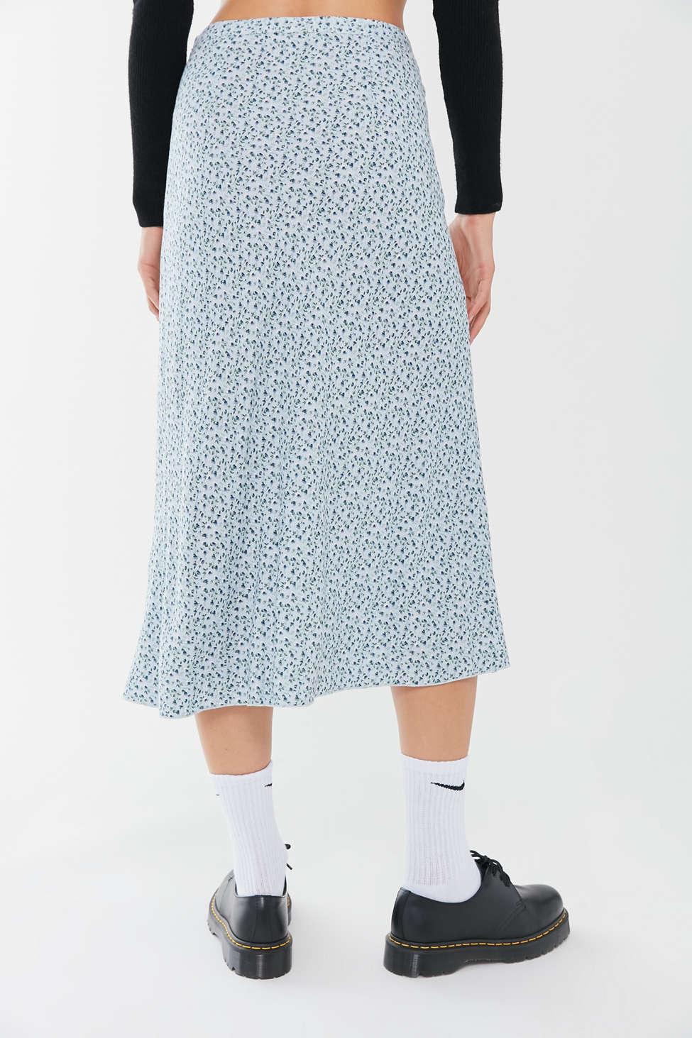 Uo ella floral cheap midi skirt
