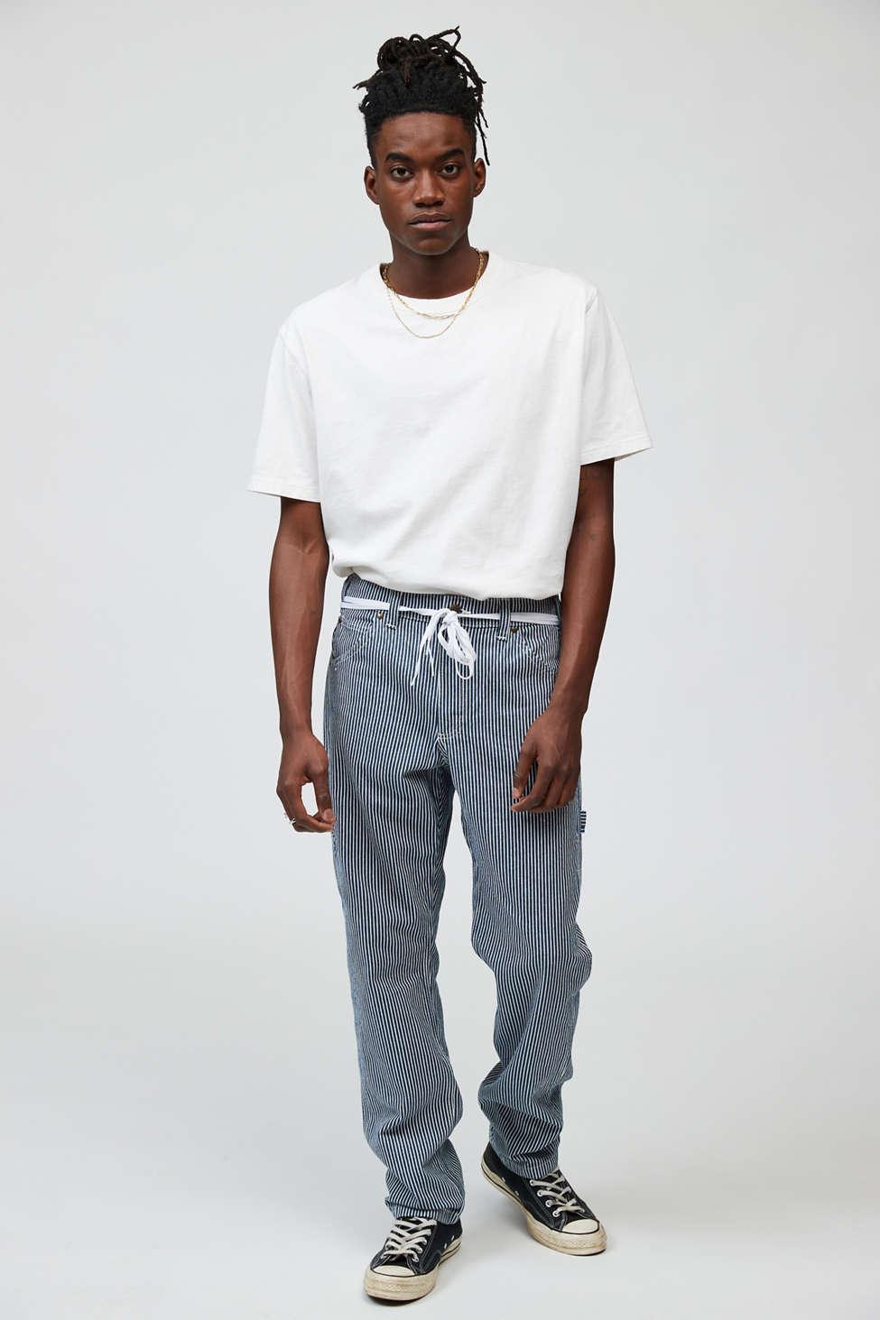 Dickies striped pants mens best sale