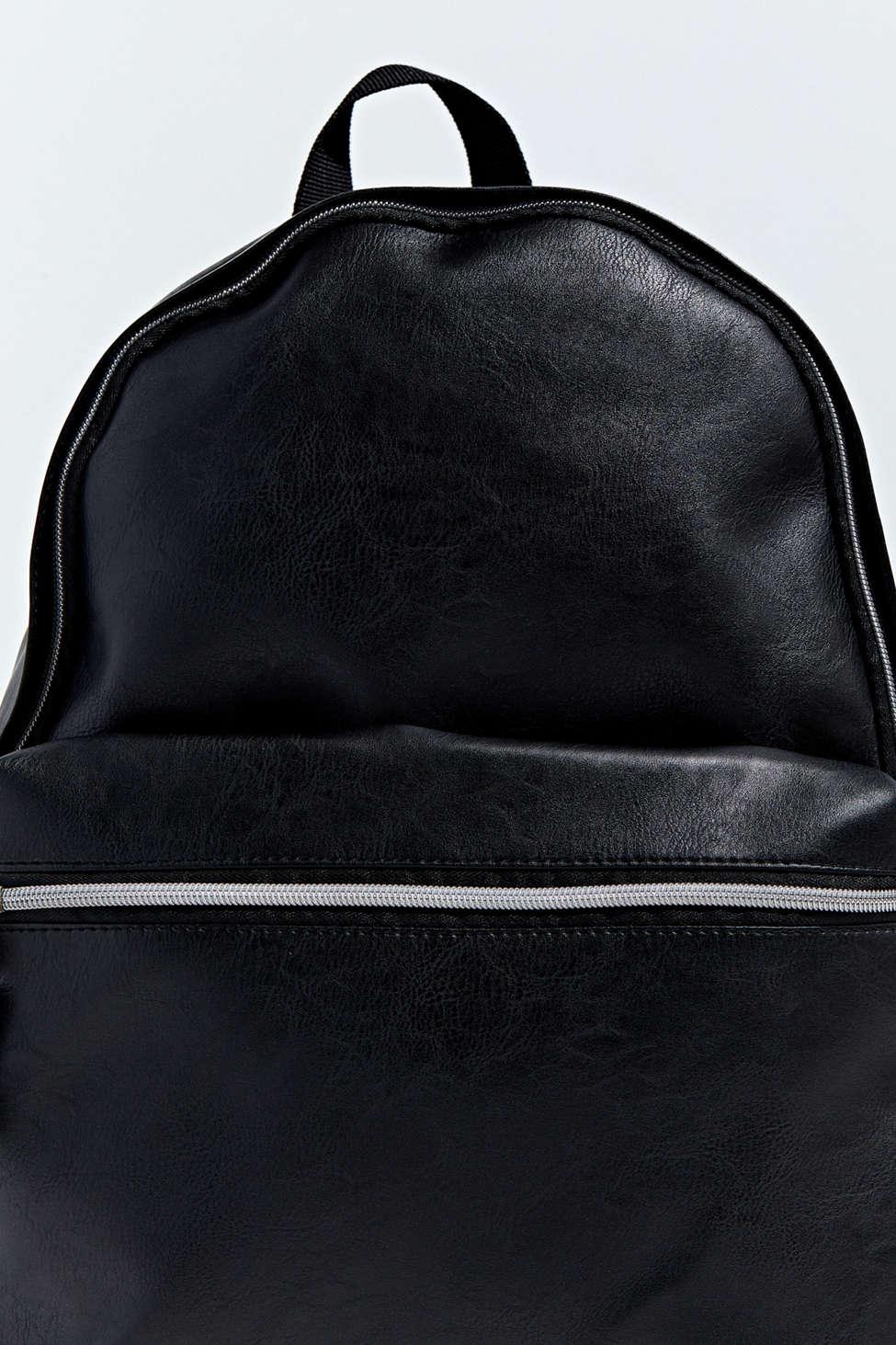 uo faux leather backpack