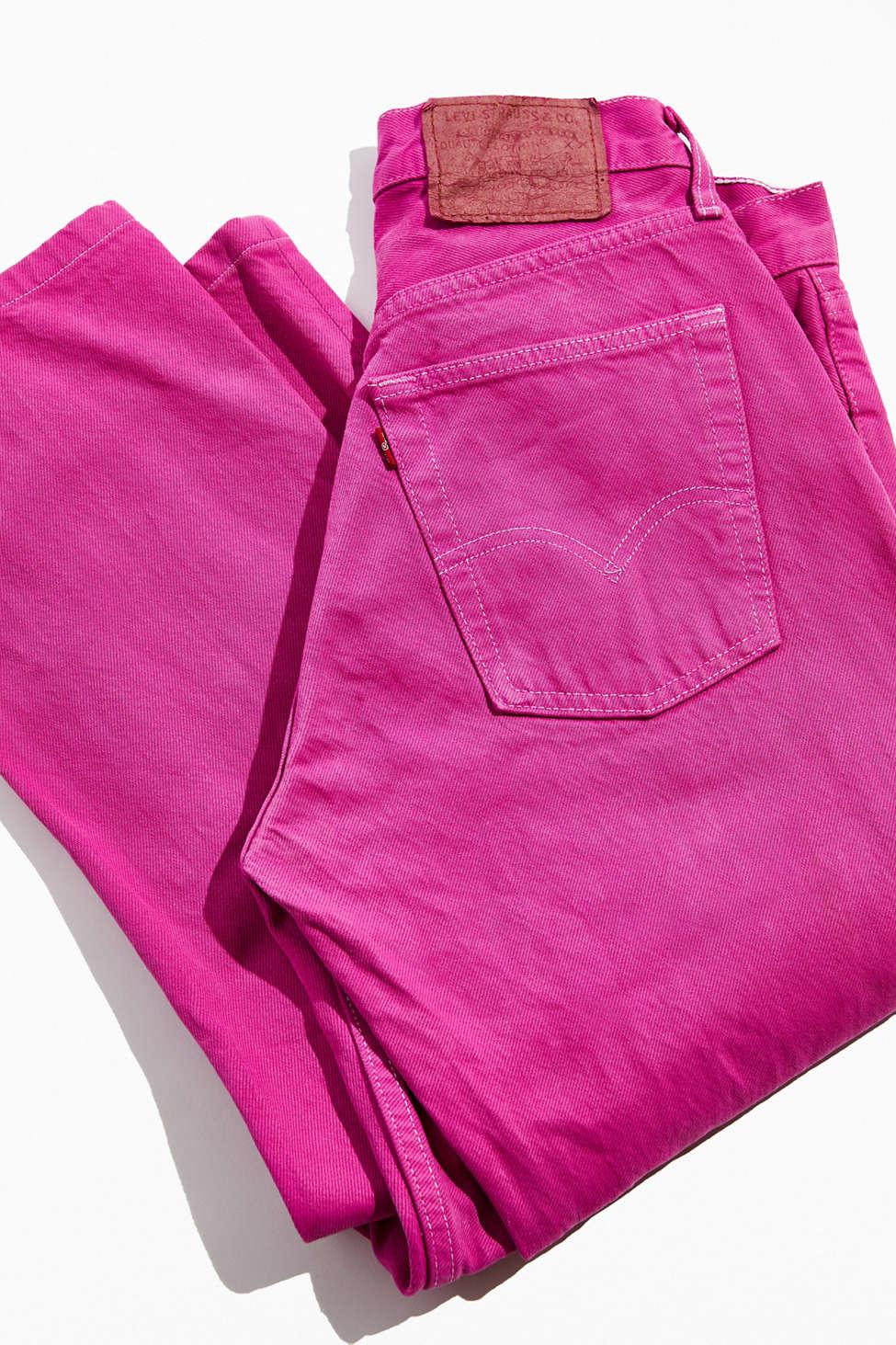 Souvenir En Bemiddelen Levi's Vintage Levi's Hot Pink Jean for Men | Lyst