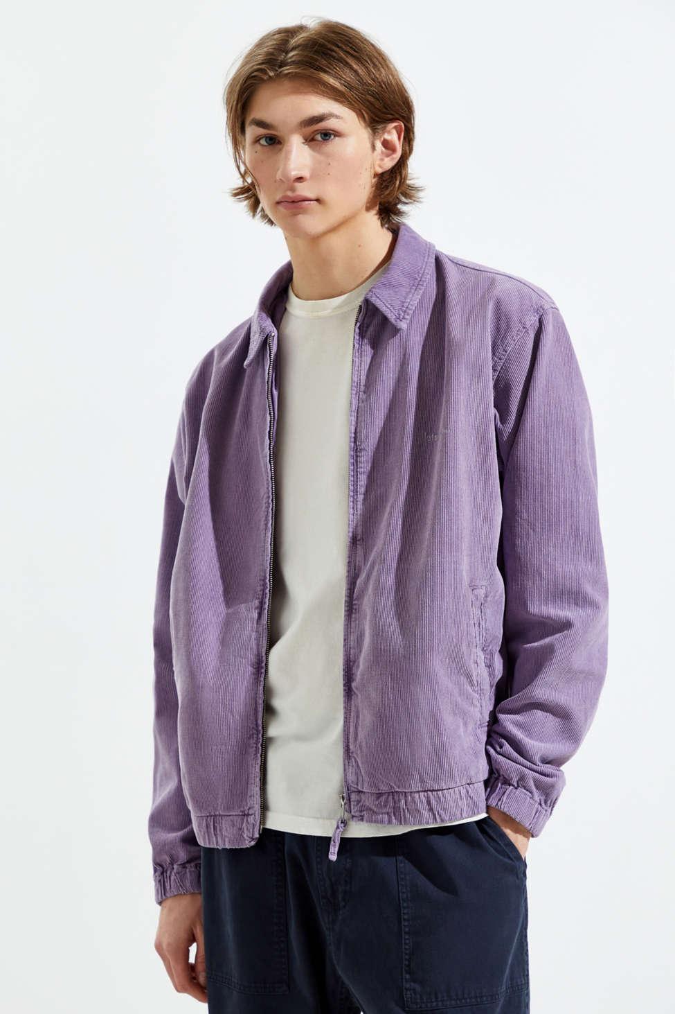 iets frans... Washed Corduroy Harrington Jacket in Purple for Men - Lyst