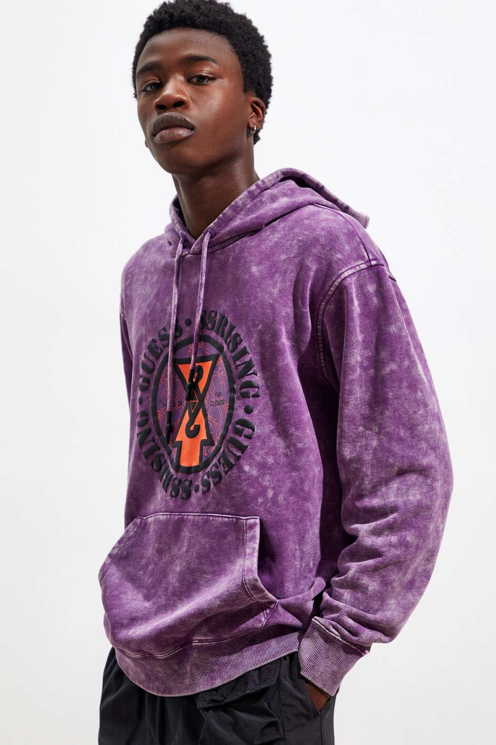 Guess Cotton Guess X 88rising Hoodie Sweatshirt in Purple for Men 